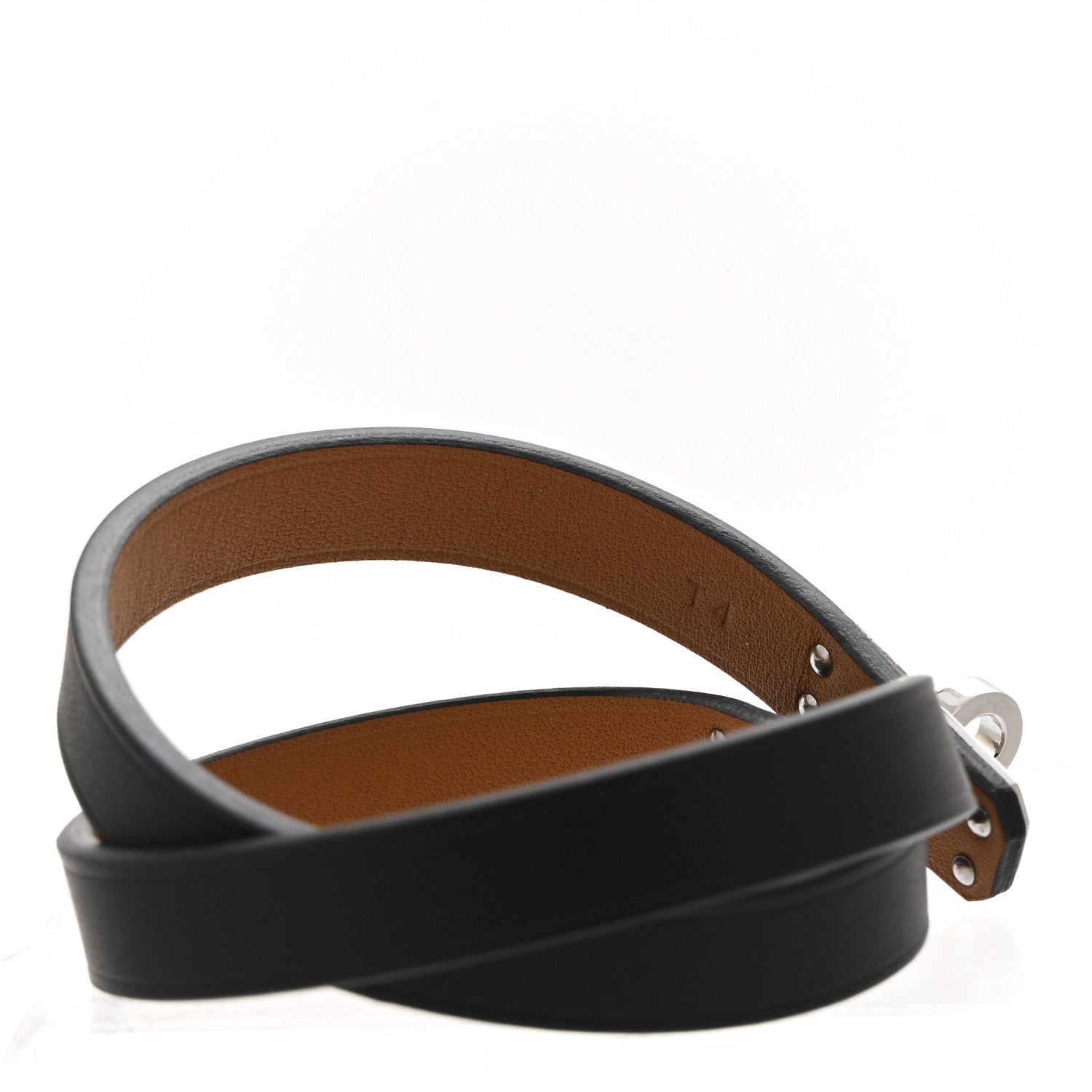 Hermes Box Kelly Double Tour Bracelet T4 Black 6 of 7