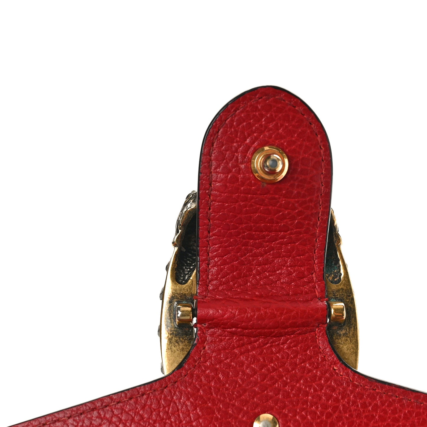 Dollar Calfskin Swarovski Crystal Small Dionysus Shoulder Bag Hibiscus Red