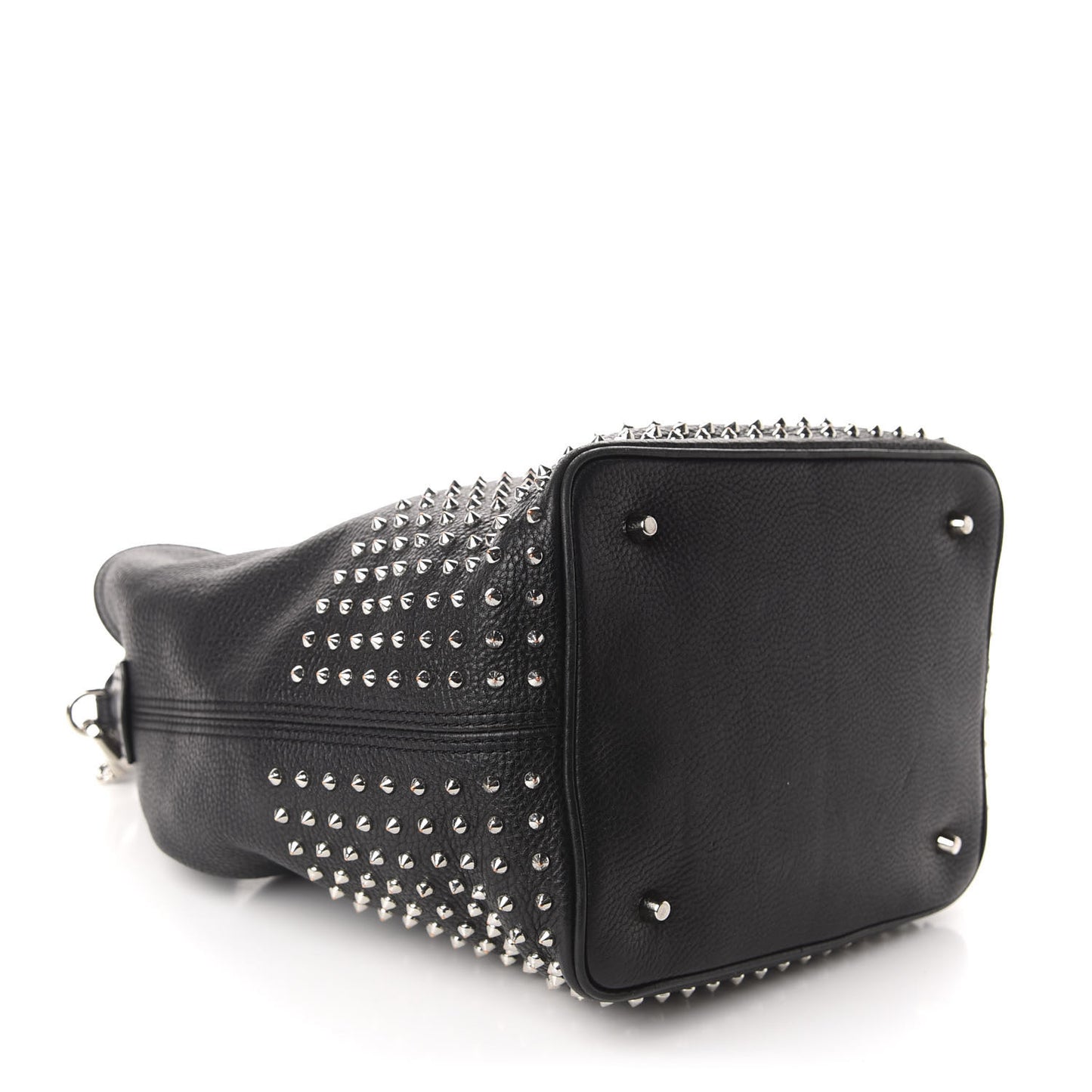Calfskin Studded Medium Susanna Hobo Black
