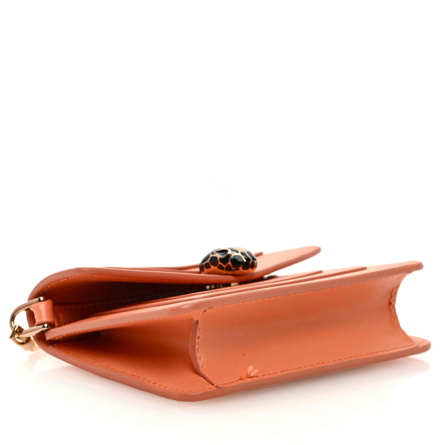 Calfskin Serpenti Forever Miniature Bag Charm Coral