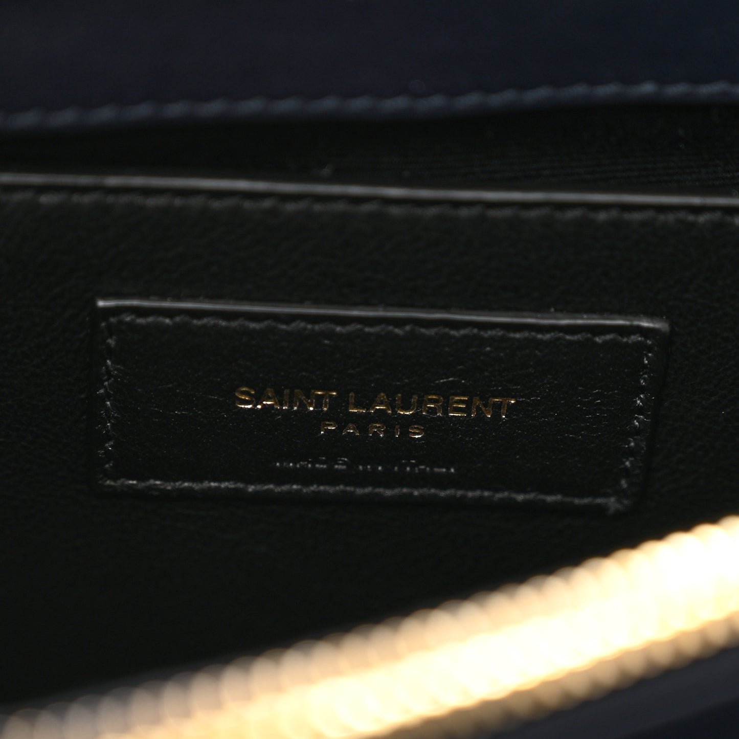 Suede Calfskin Y Quilted Monogram Small Loulou Chain Satchel Deep Marine