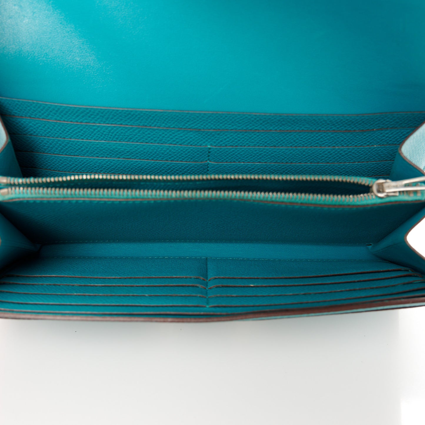 Epsom Constance Long Wallet Bleu Paon
