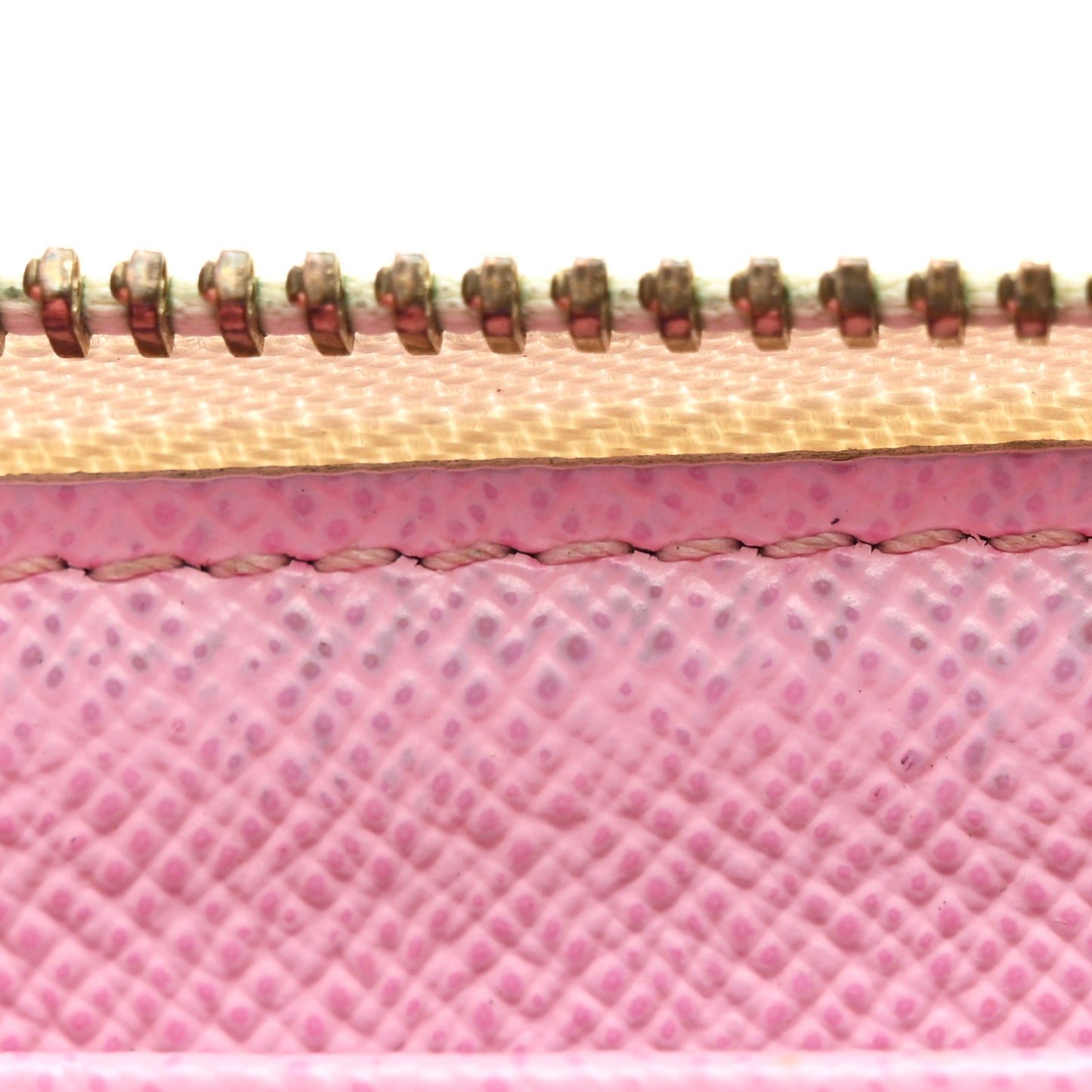 Monogram Multicolor Zippy Wallet White Litchi