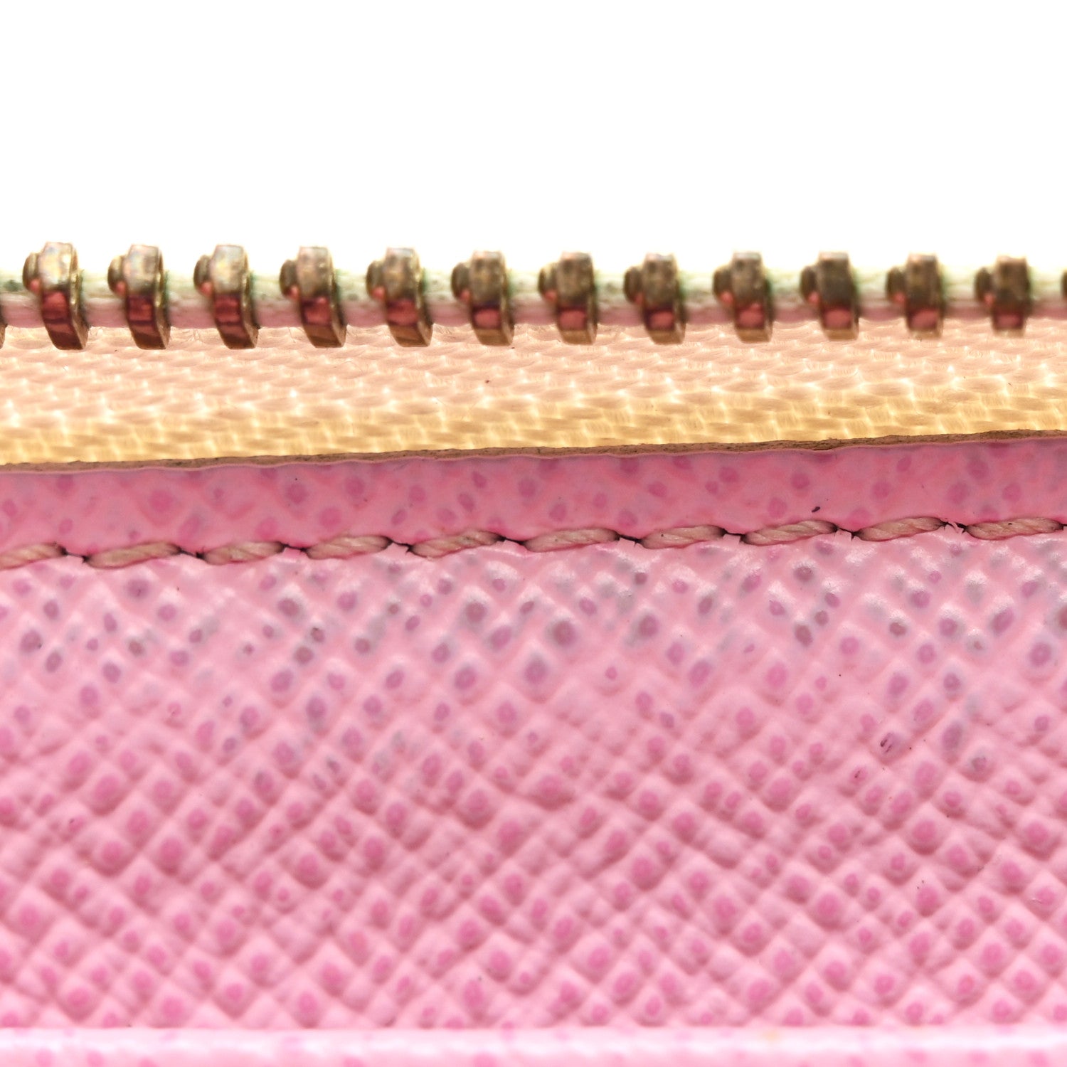 Louis Vuitton Monogram Multicolor Zippy Wallet White Litchi 8 of 9