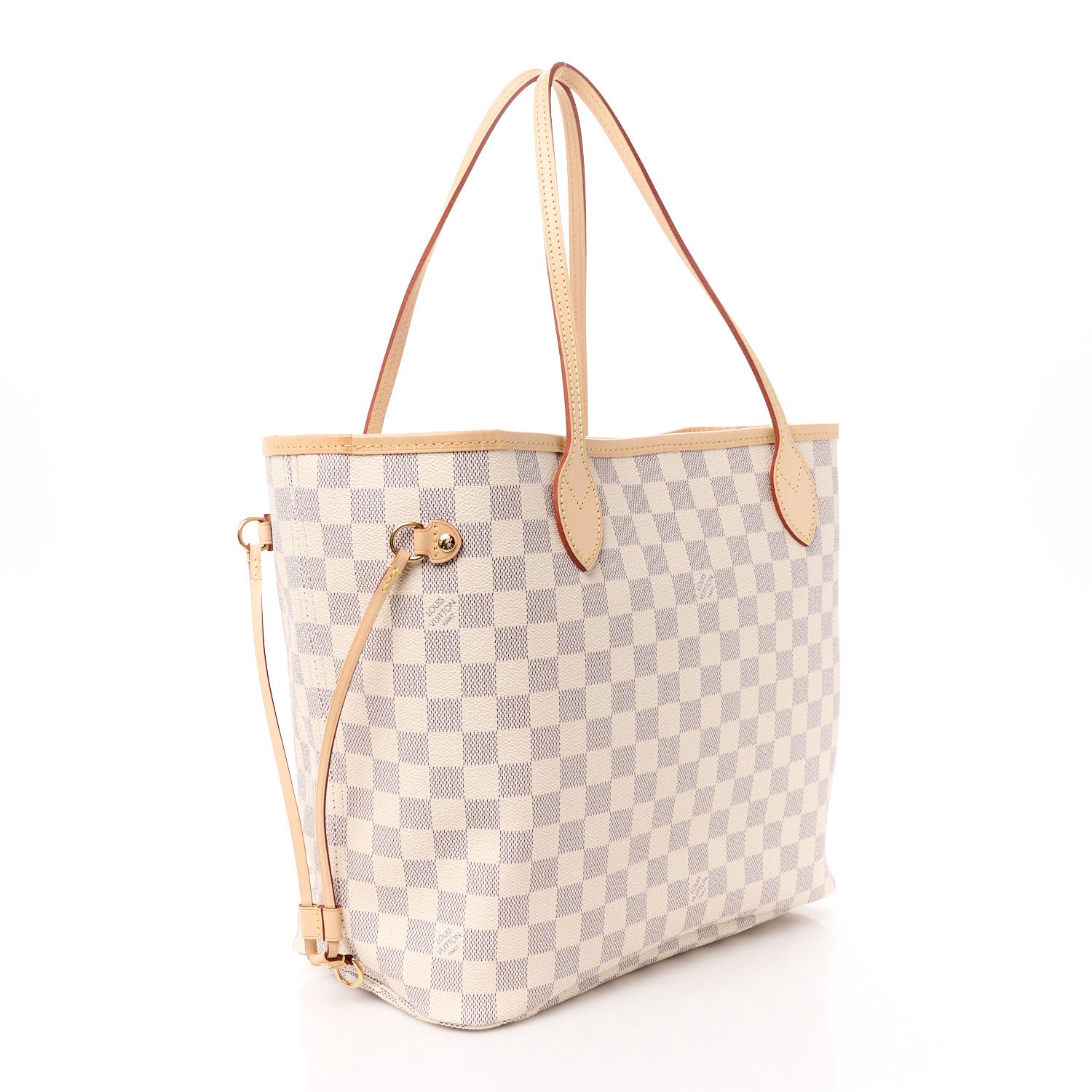 Louis Vuitton Damier Azur Neo Neverfull MM Rose Ballerine 3 of 11