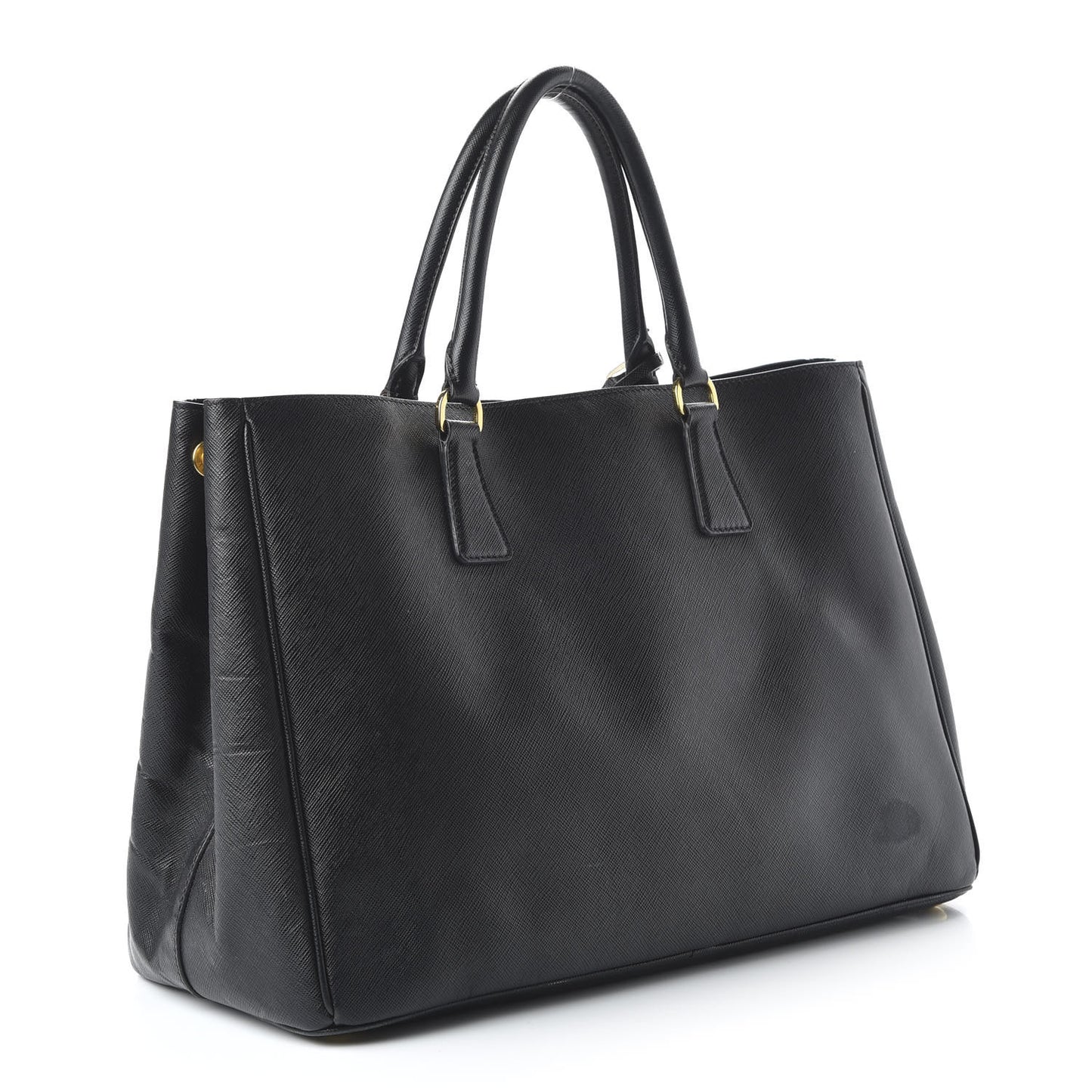 Saffiano Lux Large Tote Black