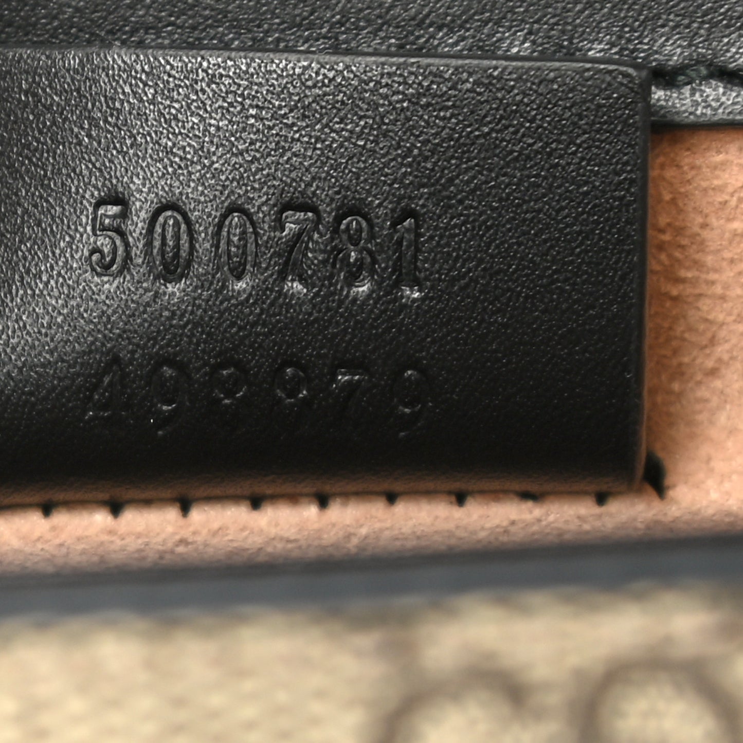 GG Supreme Monogram Small Osiride Shoulder Bag Black Gold