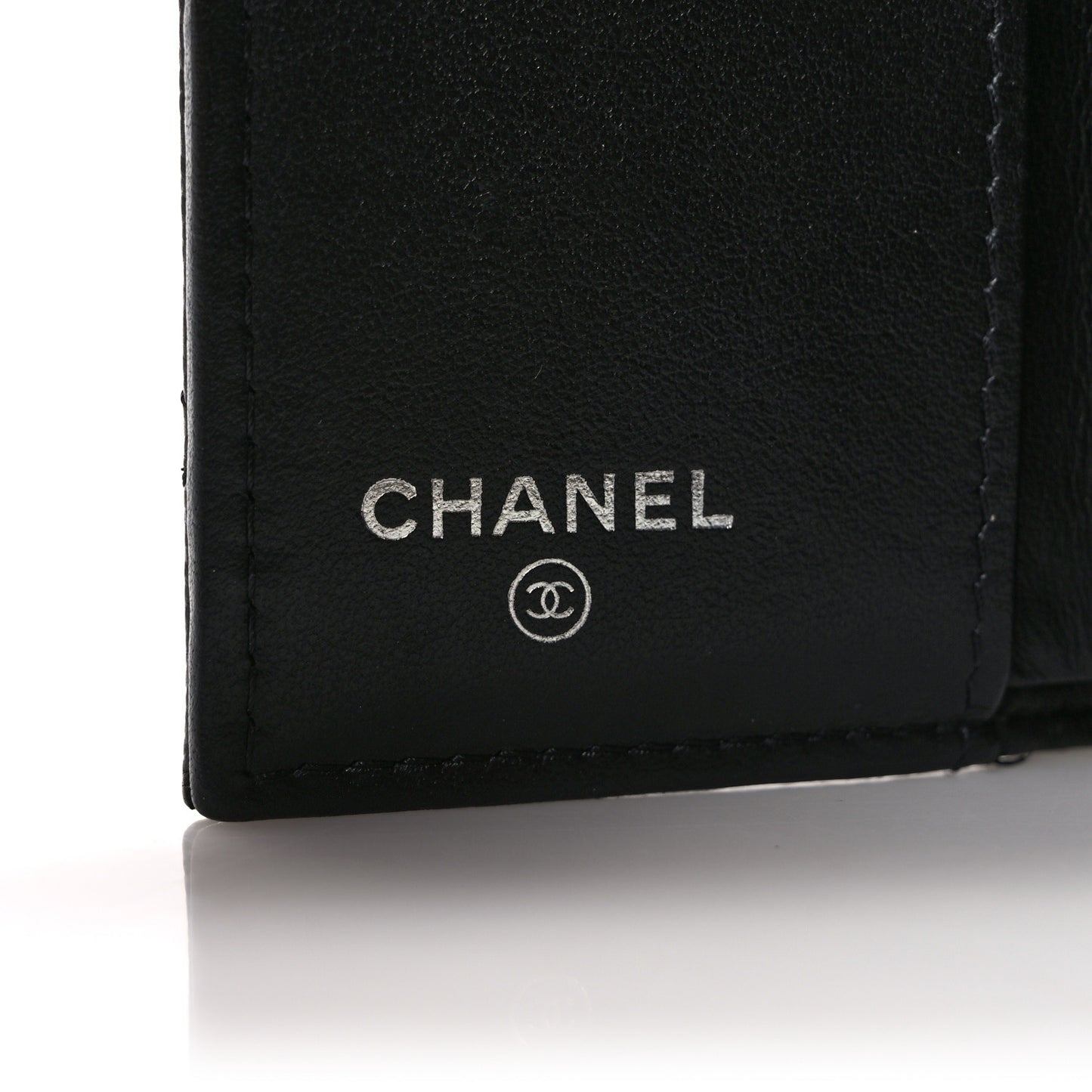 Caviar Quilted My Everything Small Flap Wallet Black