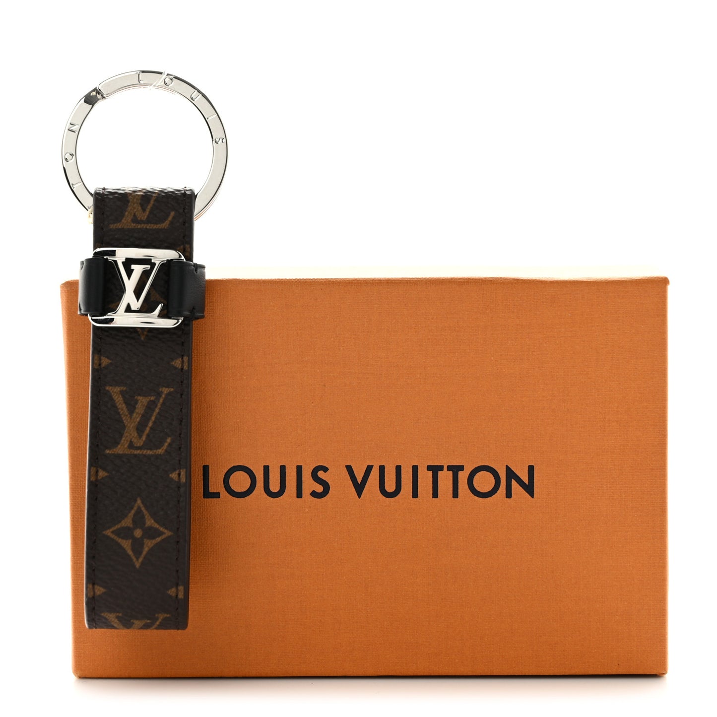 Monogram LV Dragonne Bag Charm Key Holder