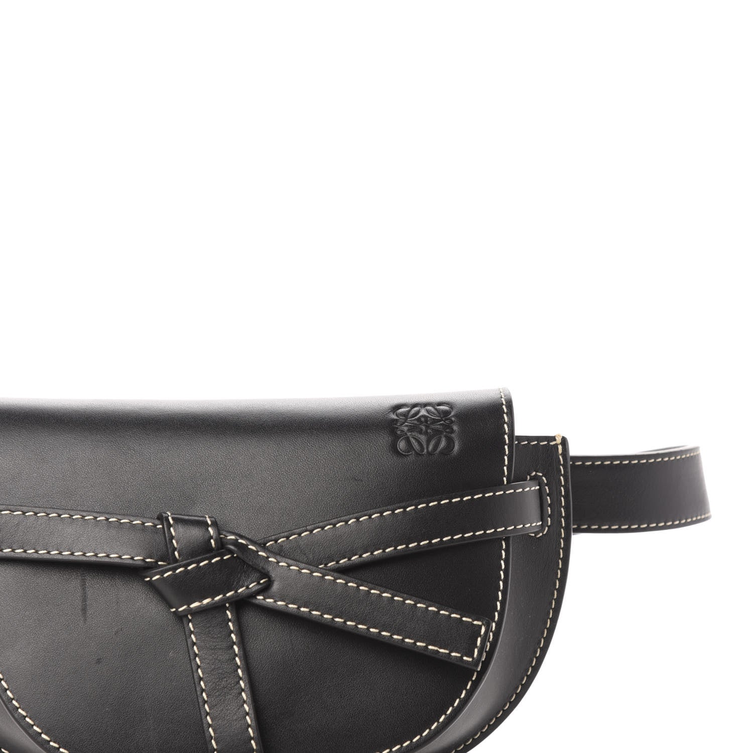Loewe Calfskin Mini Gate Belt Bag Black 11 of 11