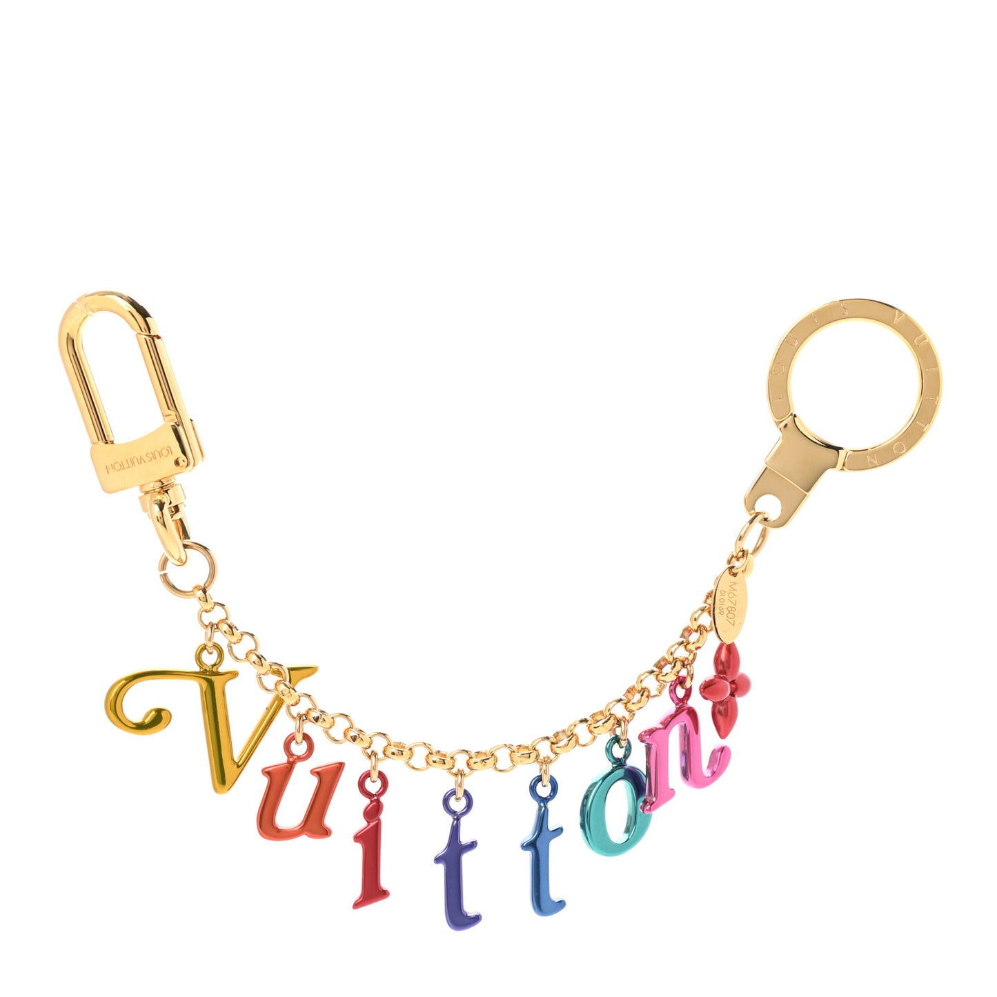 New Wave Key Chain Bag Charm Multicolor