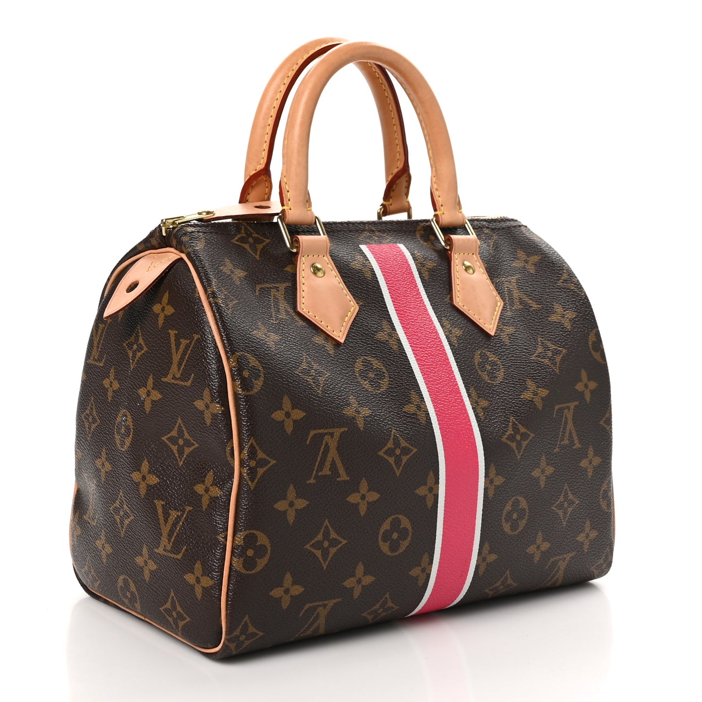 Monogram My LV Heritage Speedy 25 Fuchsia White