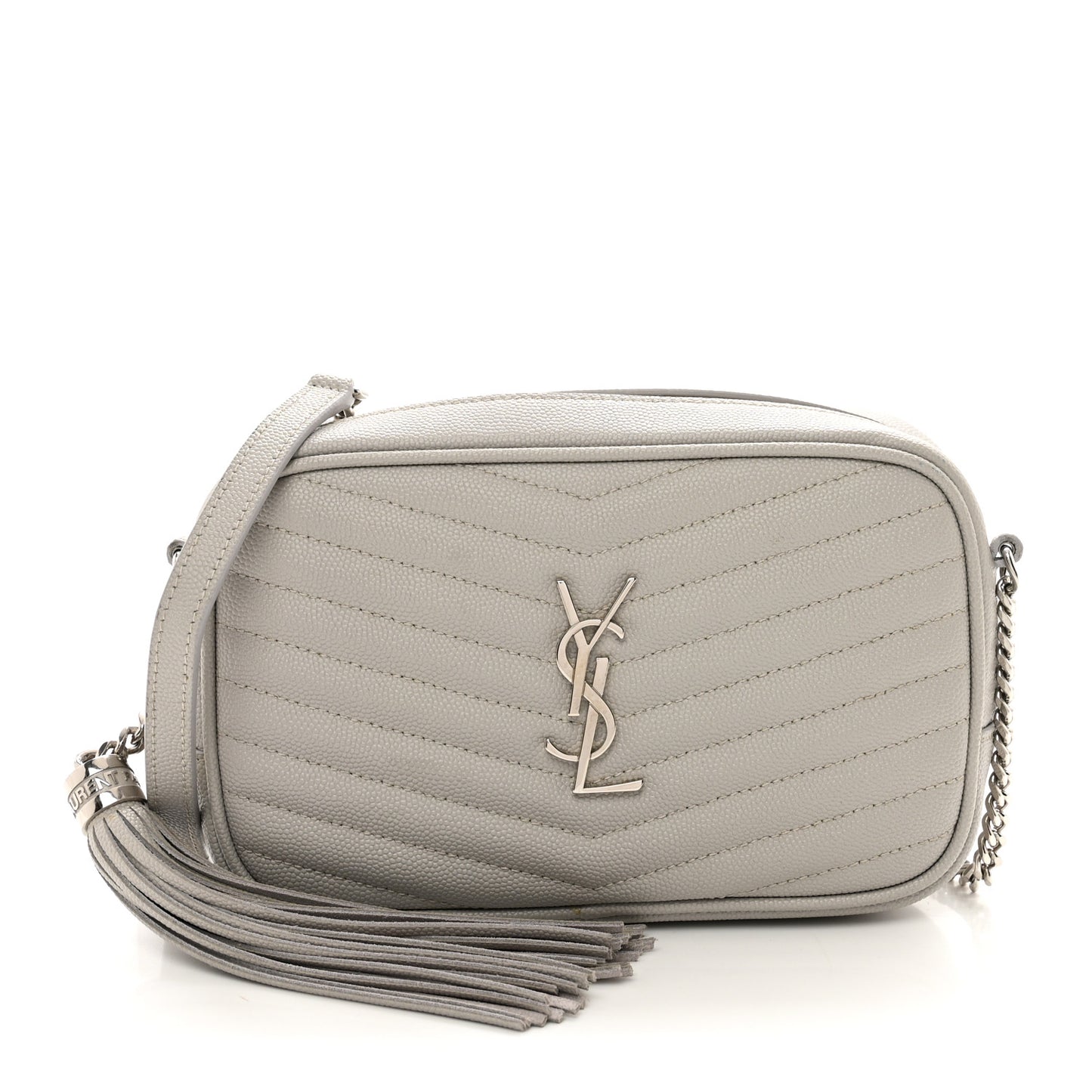 Grain De Poudre Matelasse Monogram Mini Lou Camera Bag Granite