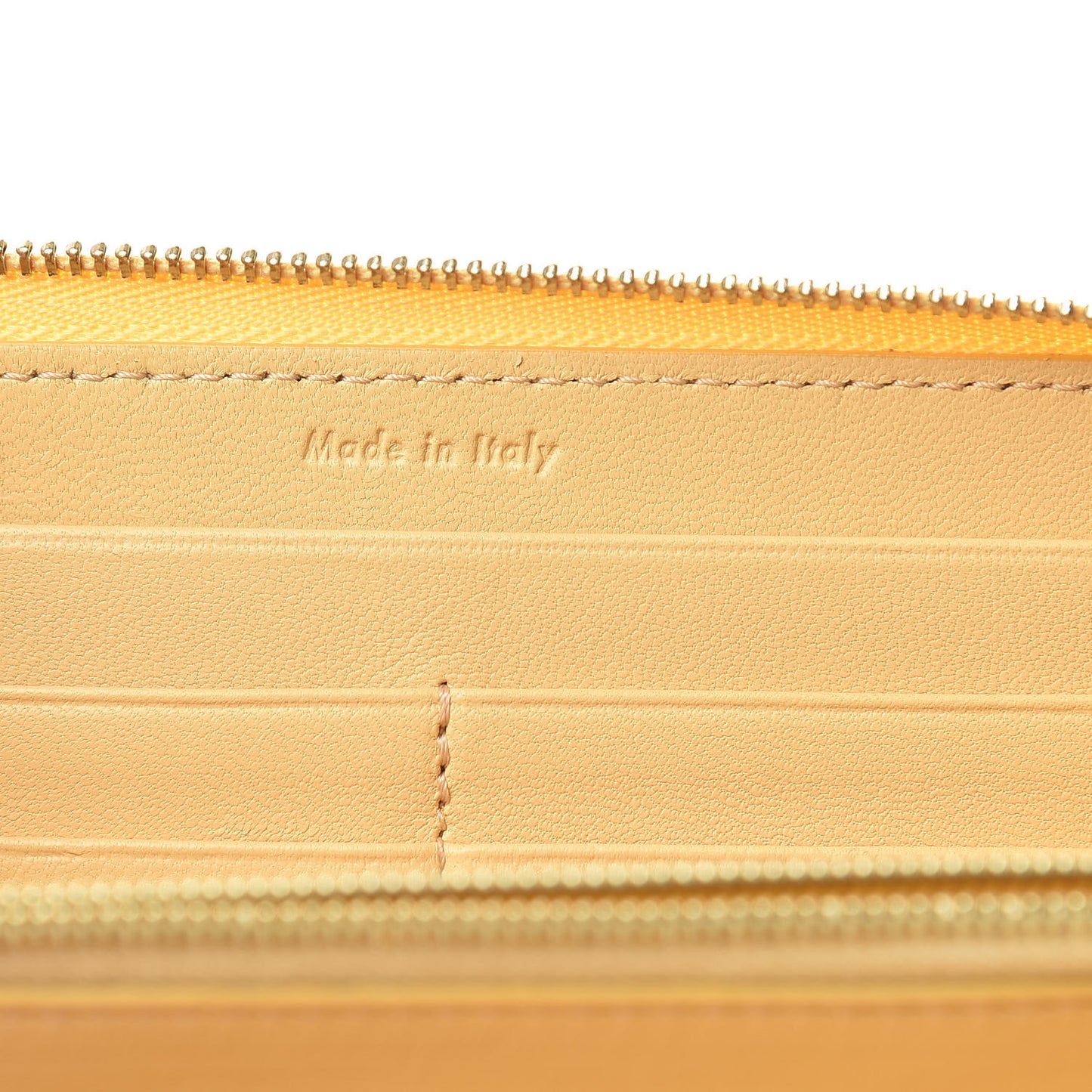 Lambskin Large Zip Around Multifunction Wallet Butter