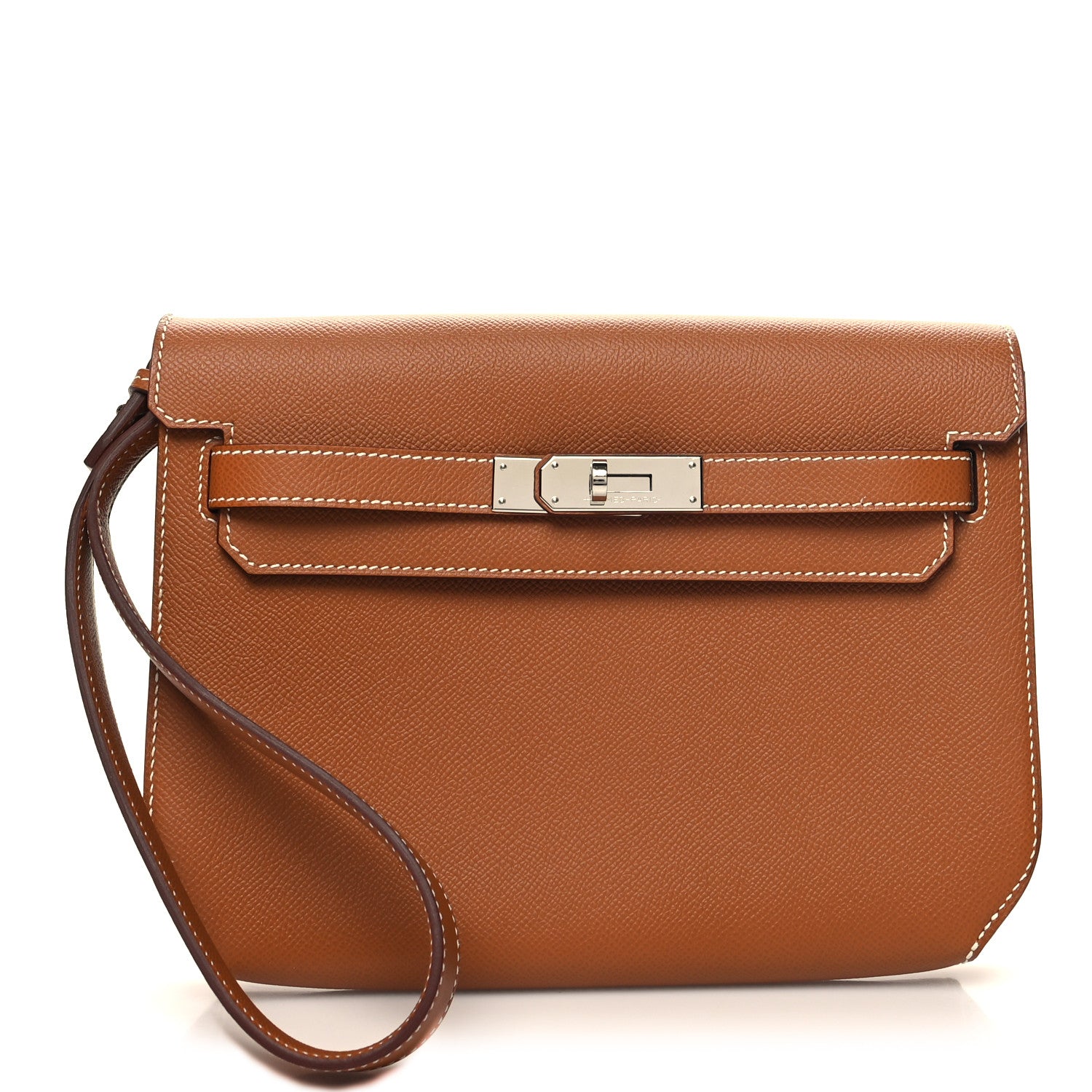 Hermes Epsom Kelly Depeches 25 Pouch Gold 1 of 10