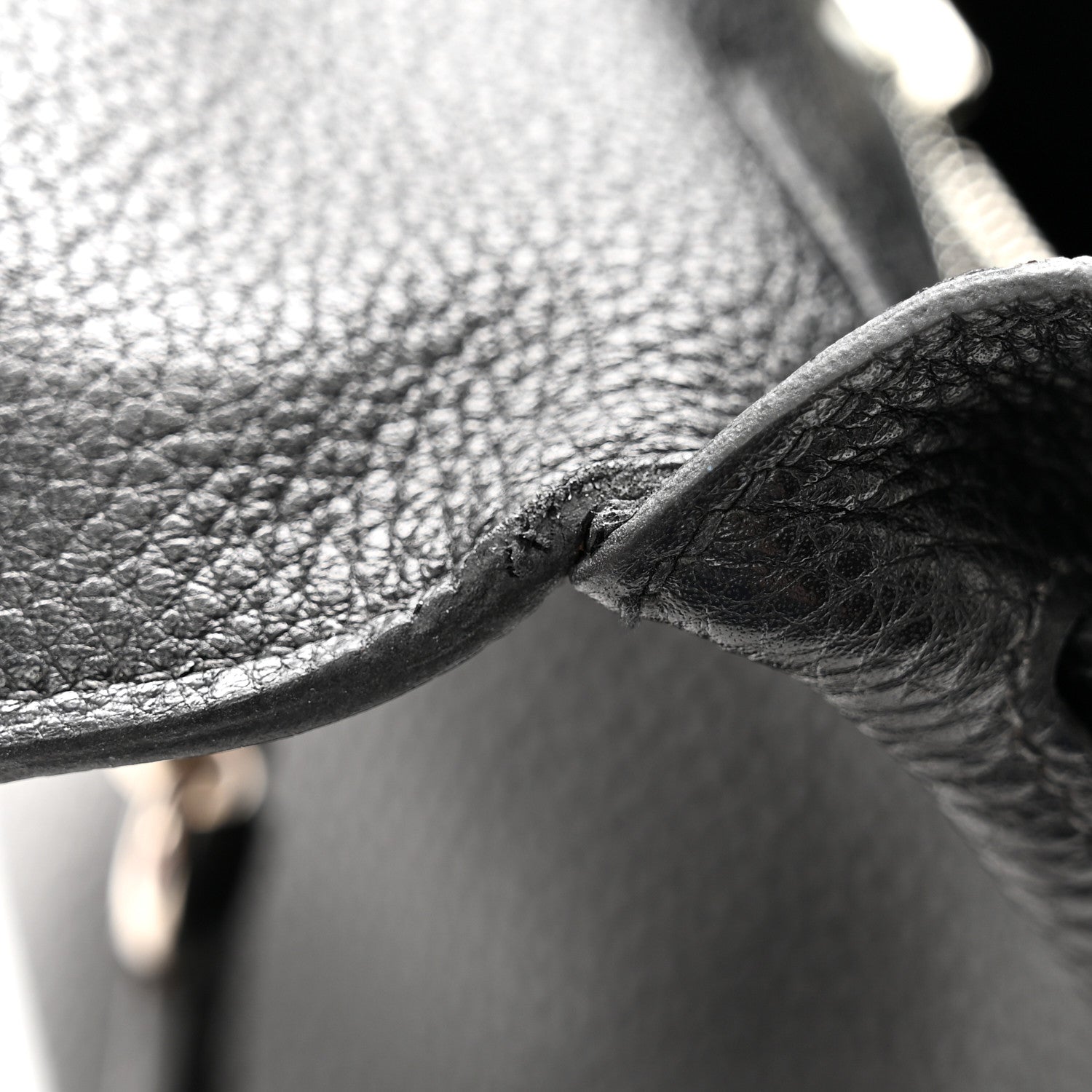 Hermes Togo Kelly Retourne 32 Black 10 of 12