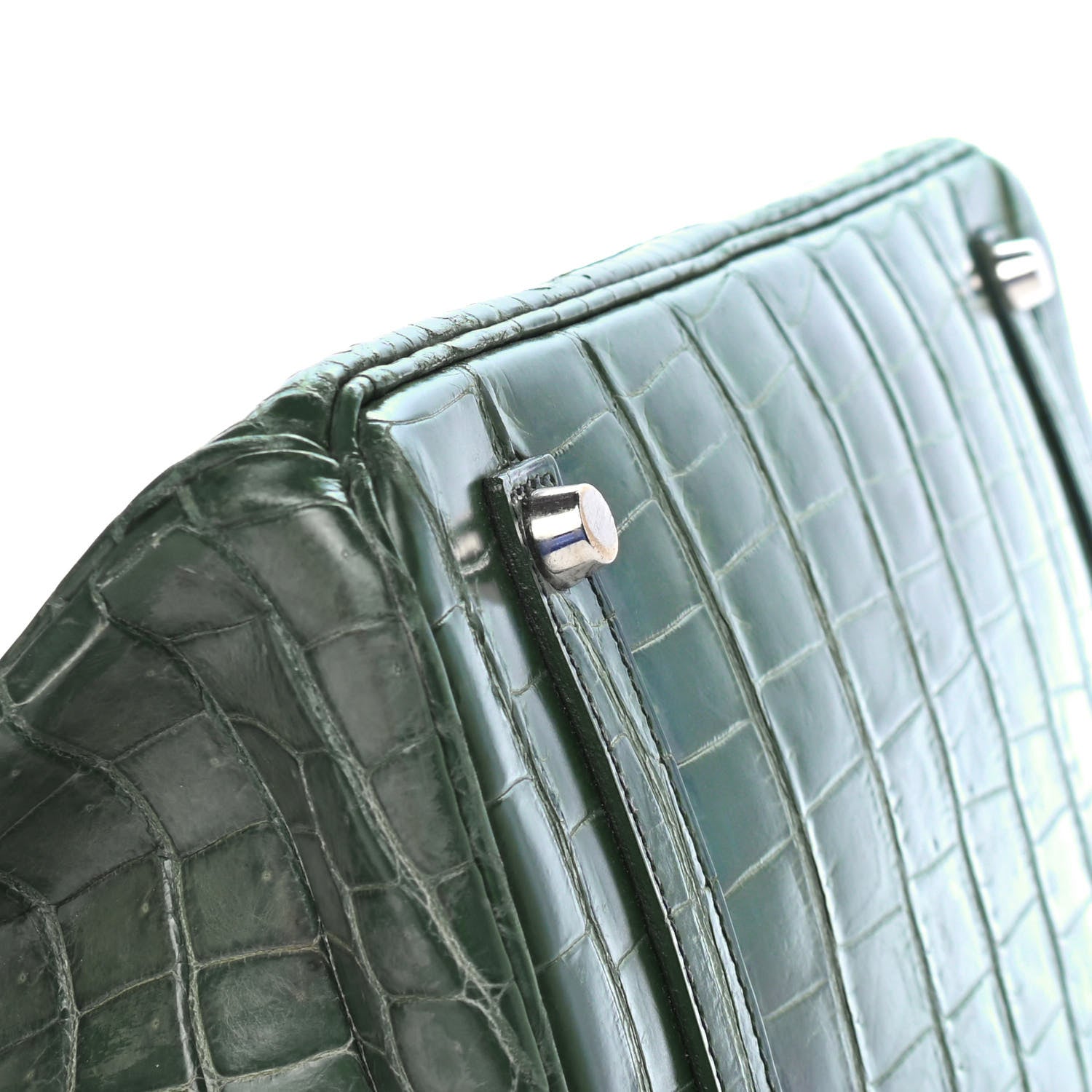 Hermes Matte Porosus Crocodile Birkin 35 6 of 35