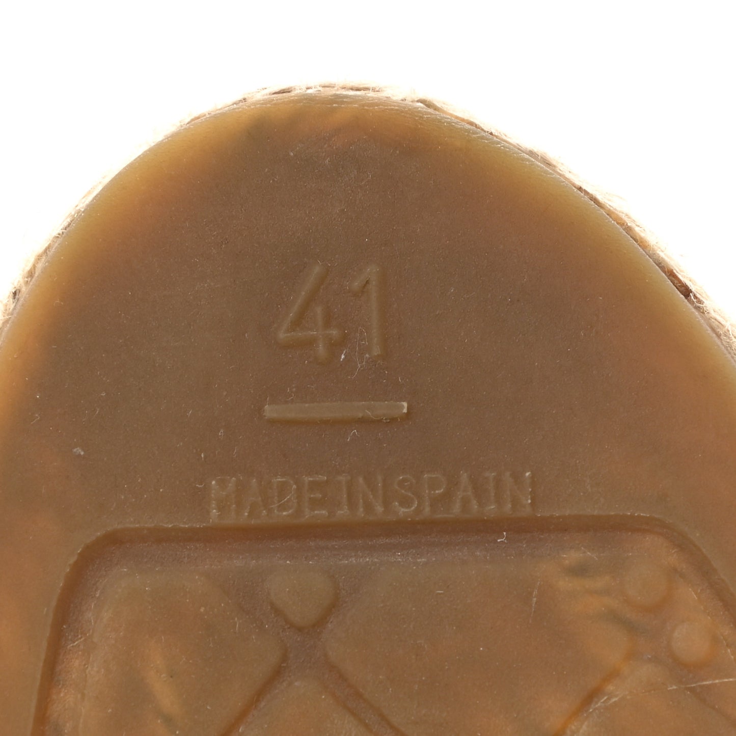 Lambskin CC Espadrilles 41 Beige