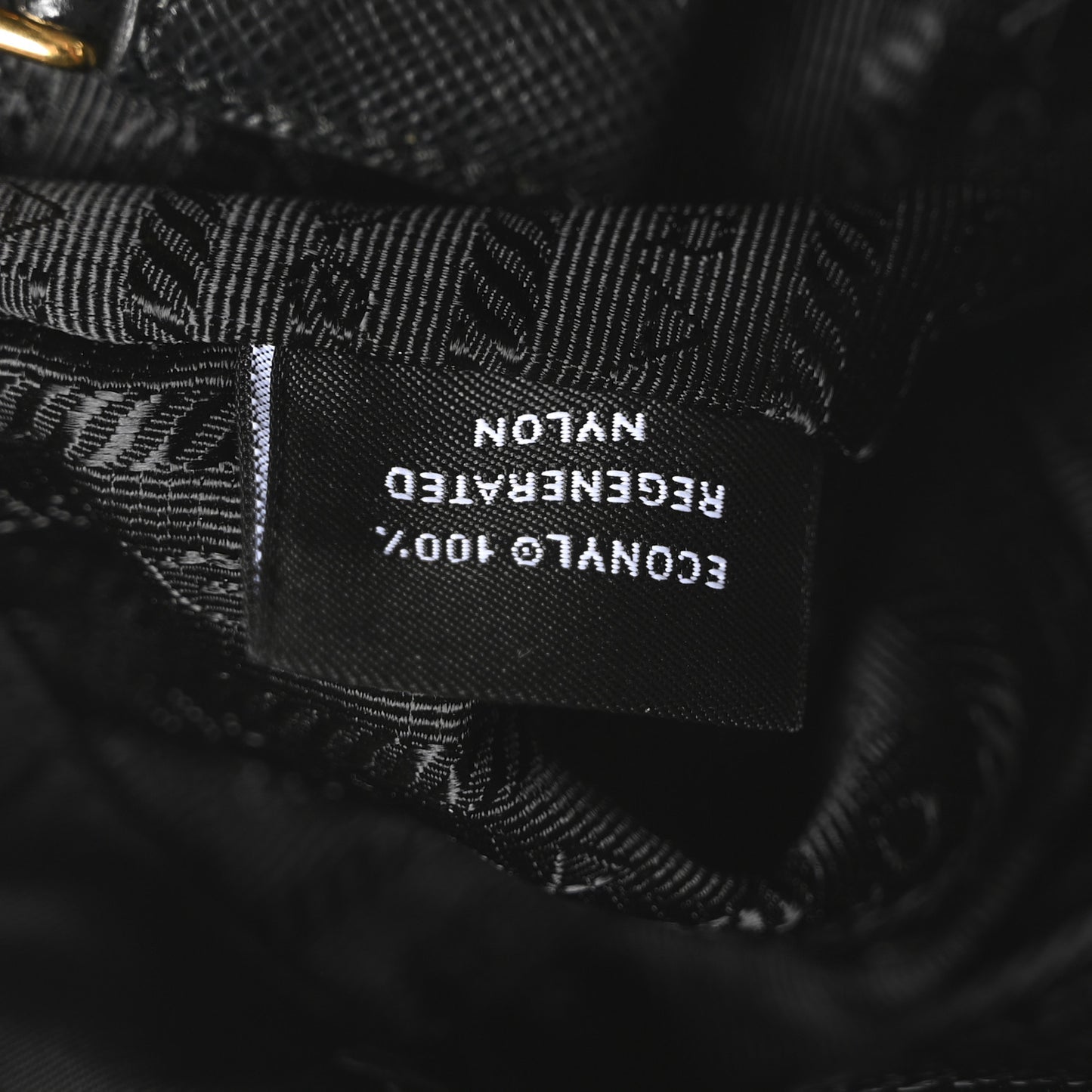 Re-Nylon Saffiano Stitched Re-Edition 1995 Shoulder Bag Black