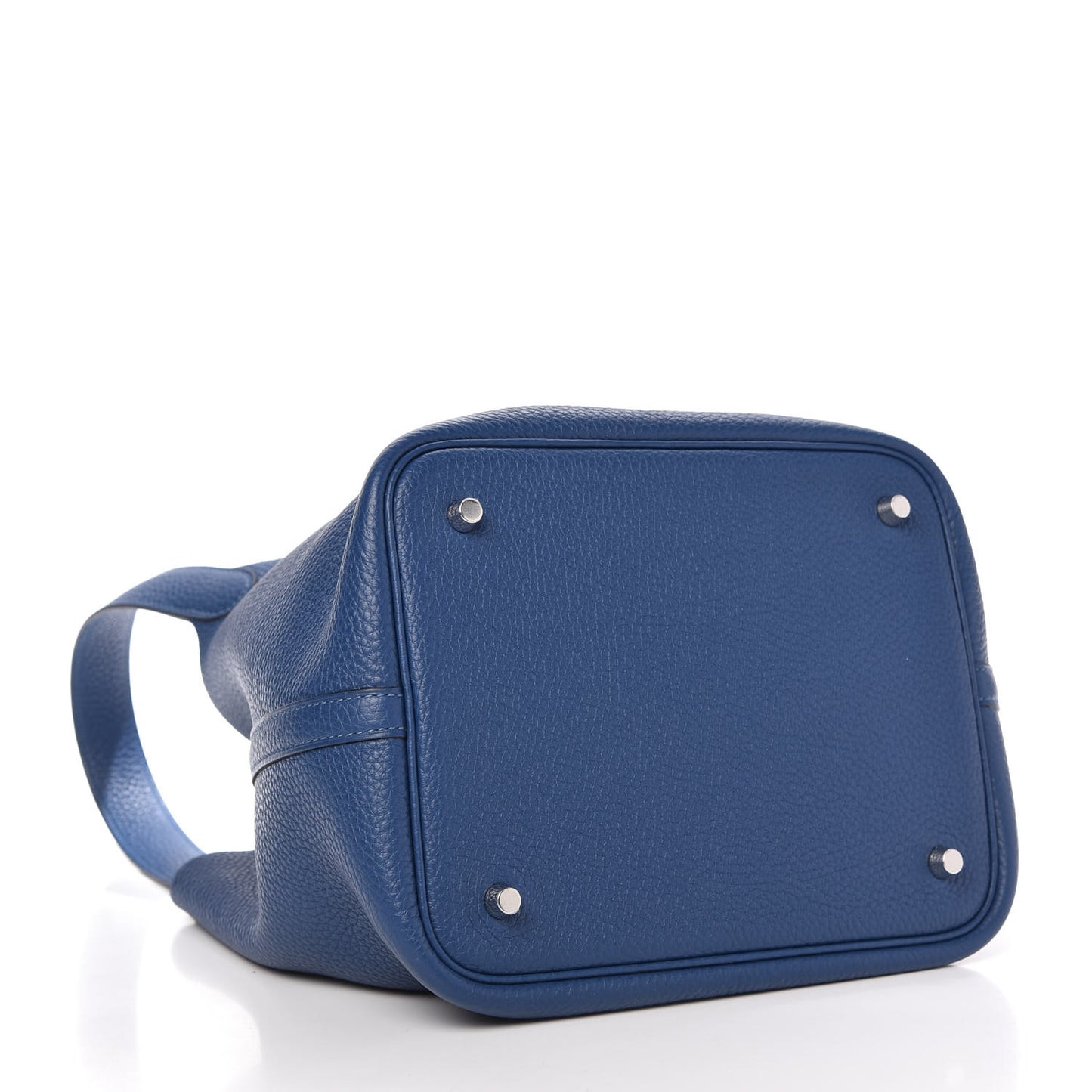 Taurillon Clemence Picotin Lock 22 MM Deep Bleu