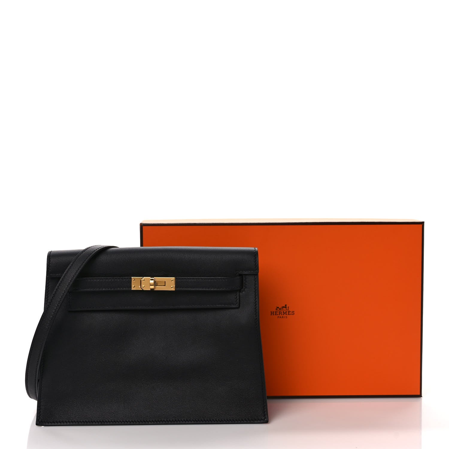 Hermes Swift Kelly Danse II Belt Bag Black 10 of 10