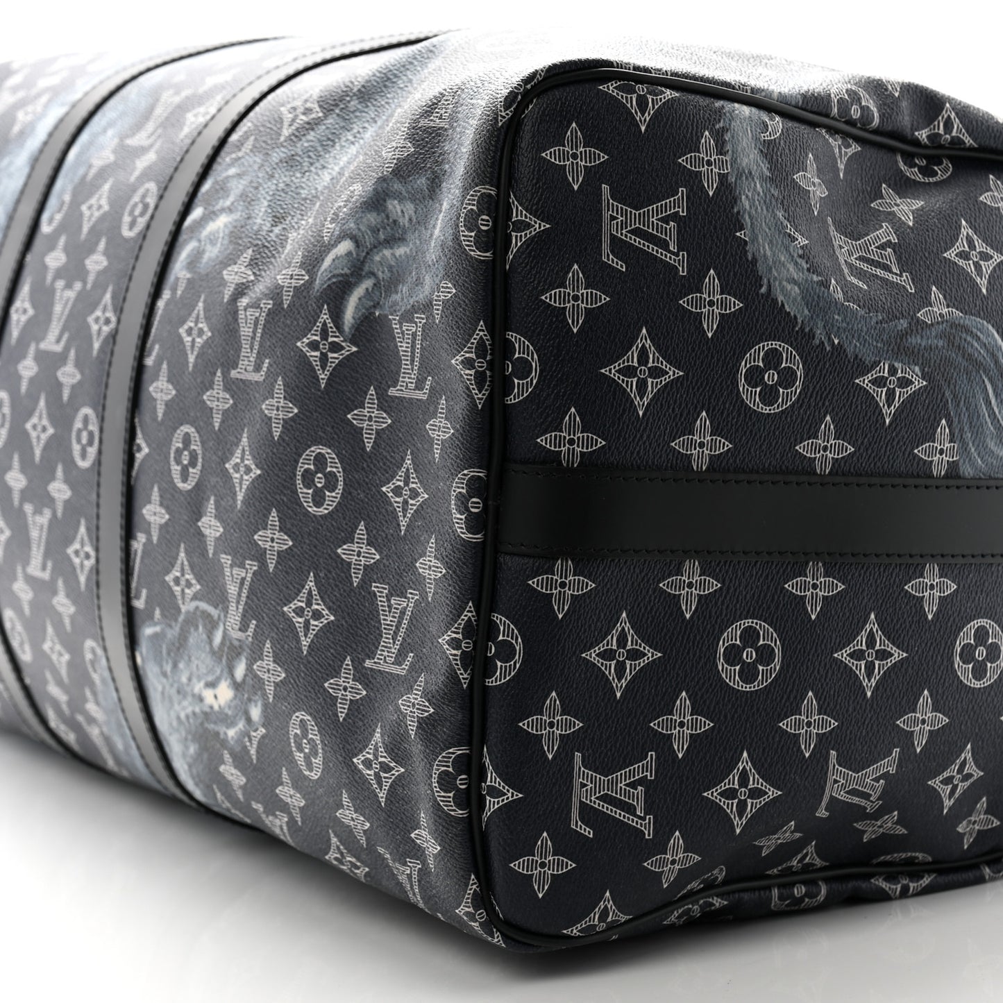 Savane Monogram Lion Chapman Keepall Bandouliere 55 Encre
