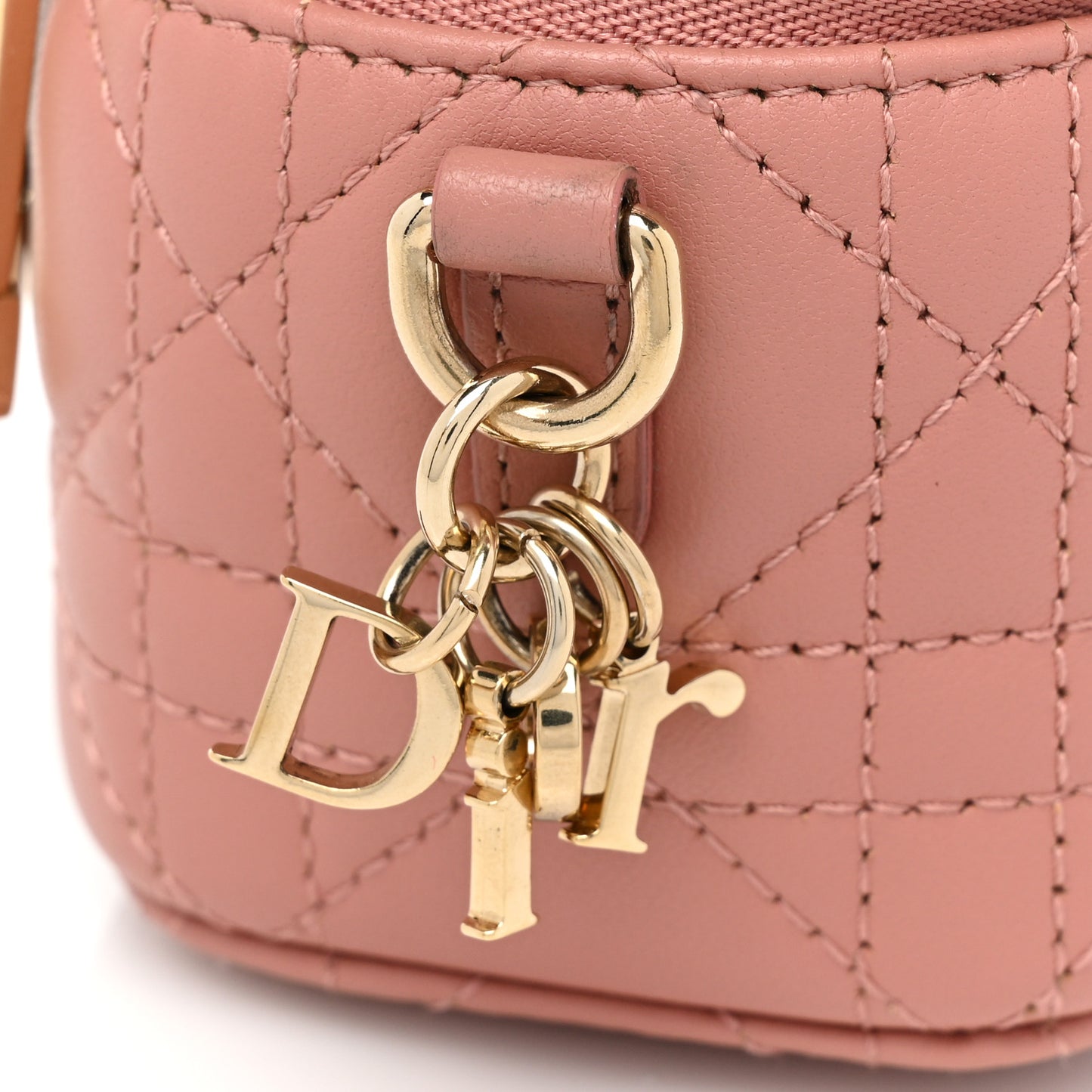 Lambskin Cannage Micro Vanity Case