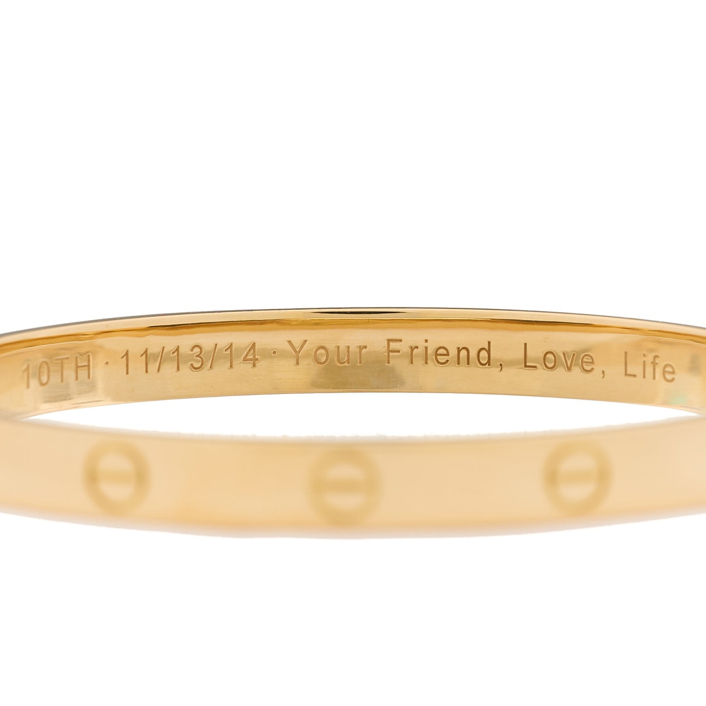 18K Yellow Gold LOVE Bracelet 18
