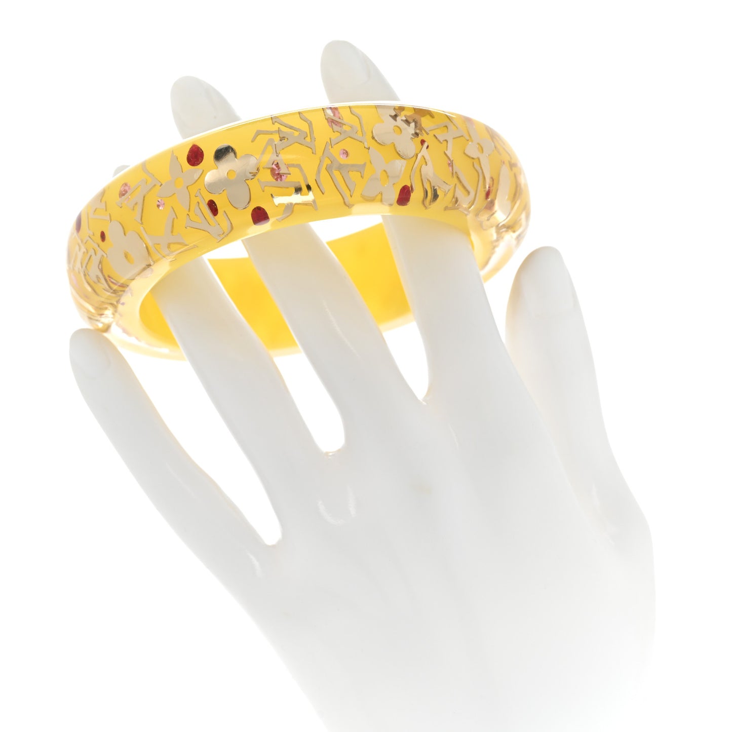 Resin Swarovski Medium Inclusion Bracelet GM Yellow