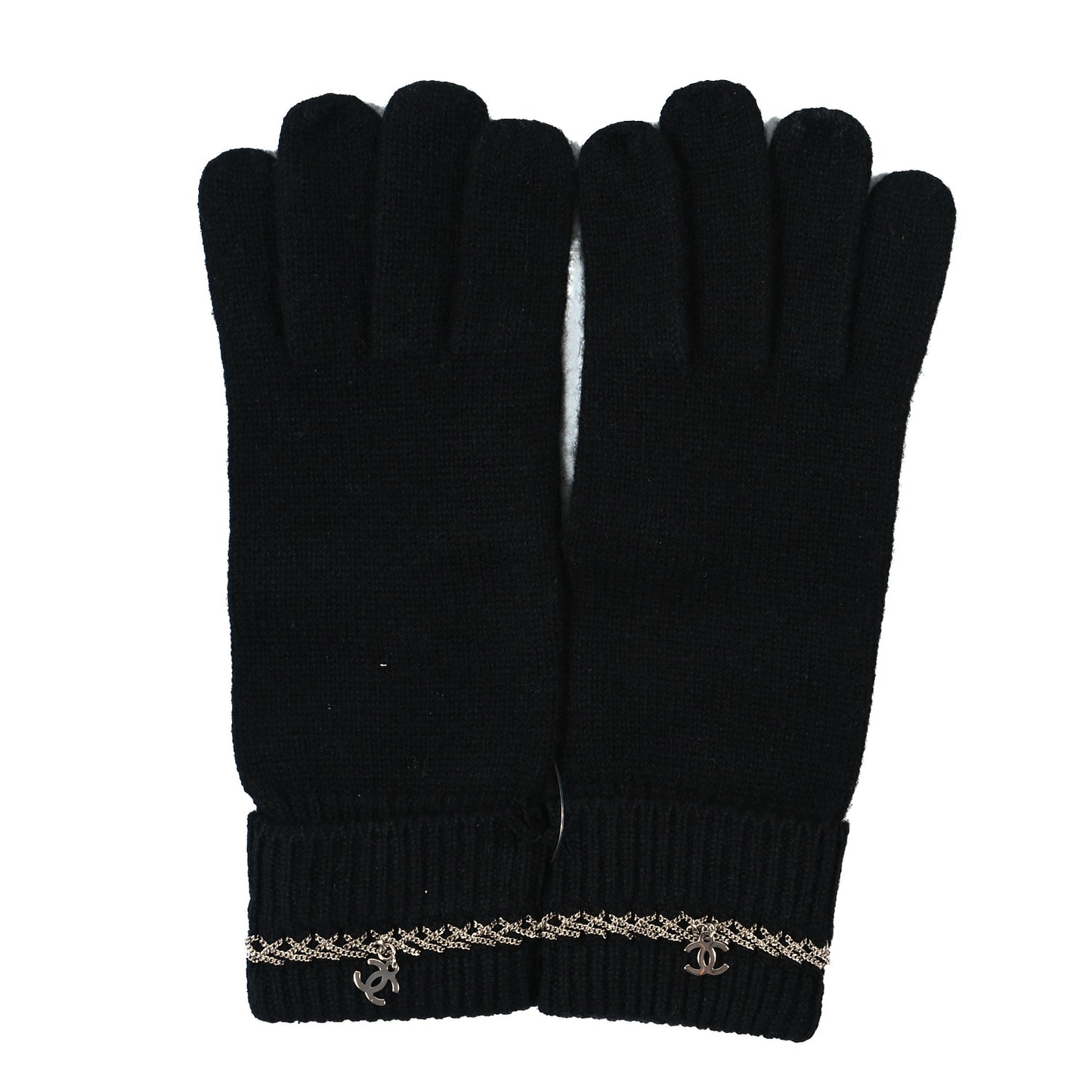 Cashmere Chain CC Gloves Black