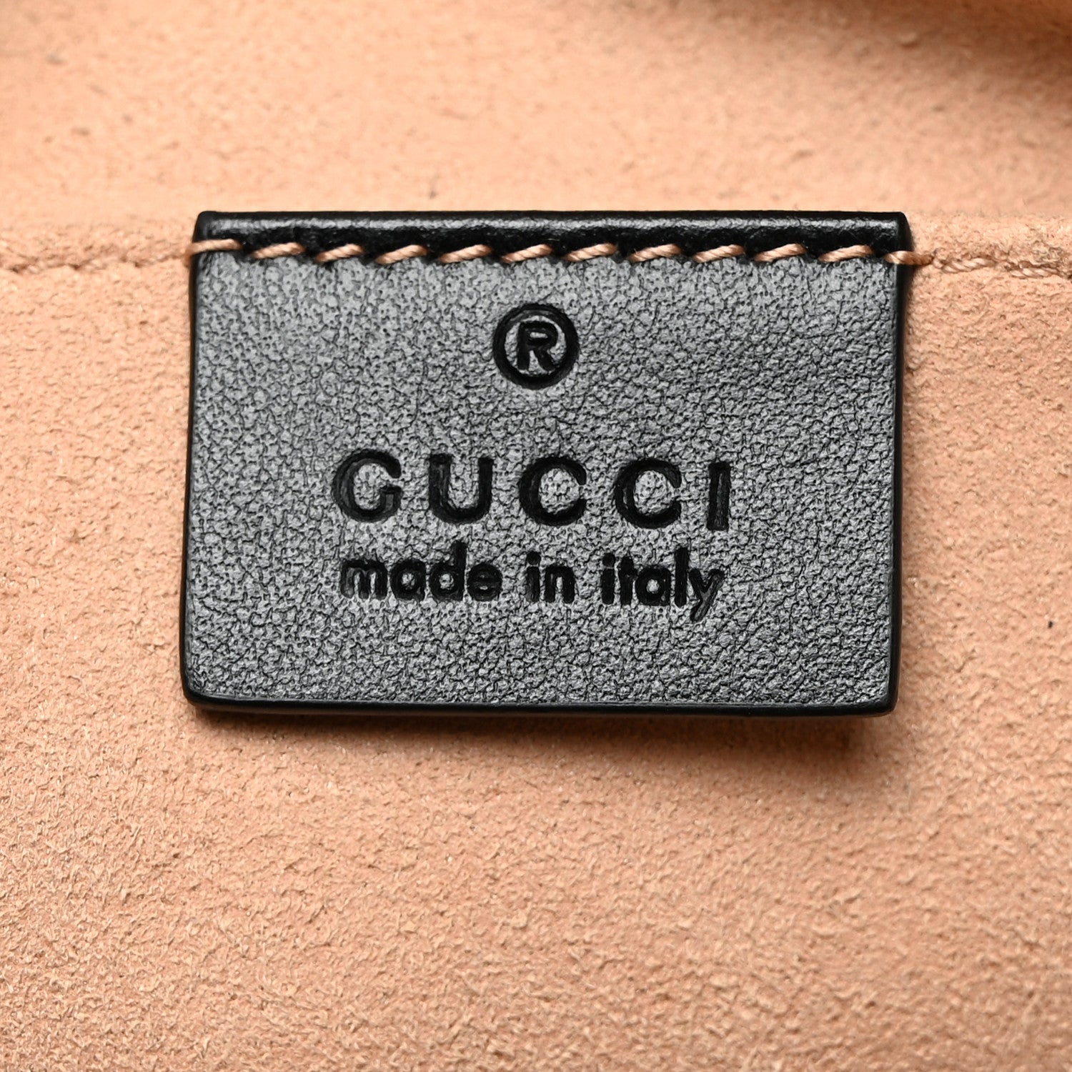 Gucci Calfskin Matelasse Small GG Marmont Chain Shoulder Bag Black 6 of 10