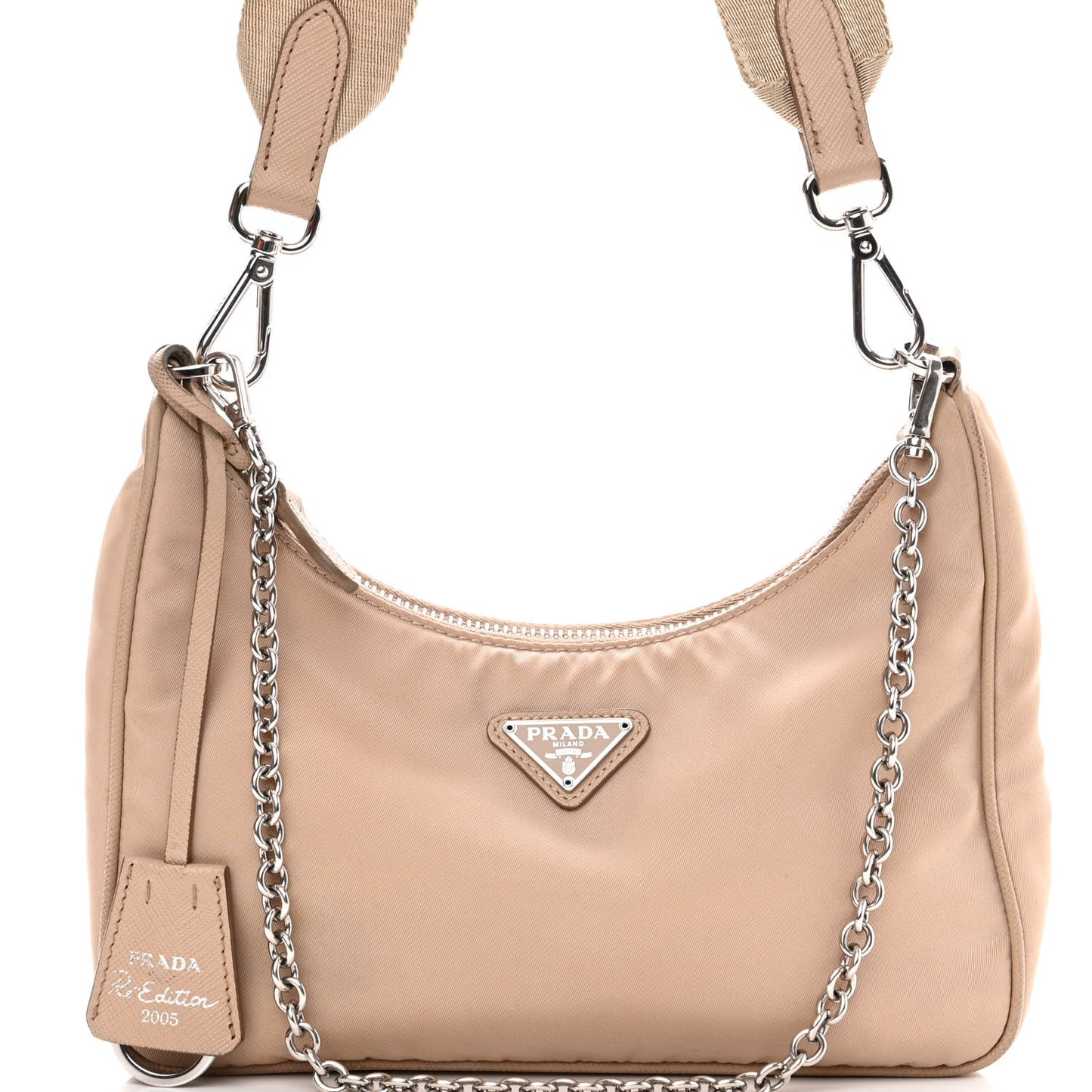 Nylon Re-Edition 2005 Shoulder Bag Deserto