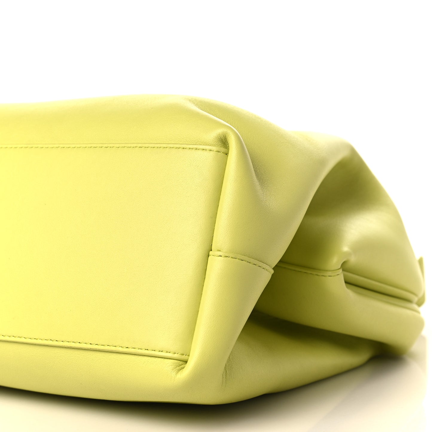 Calfskin Medium The Point Triangle Bag Seagrass