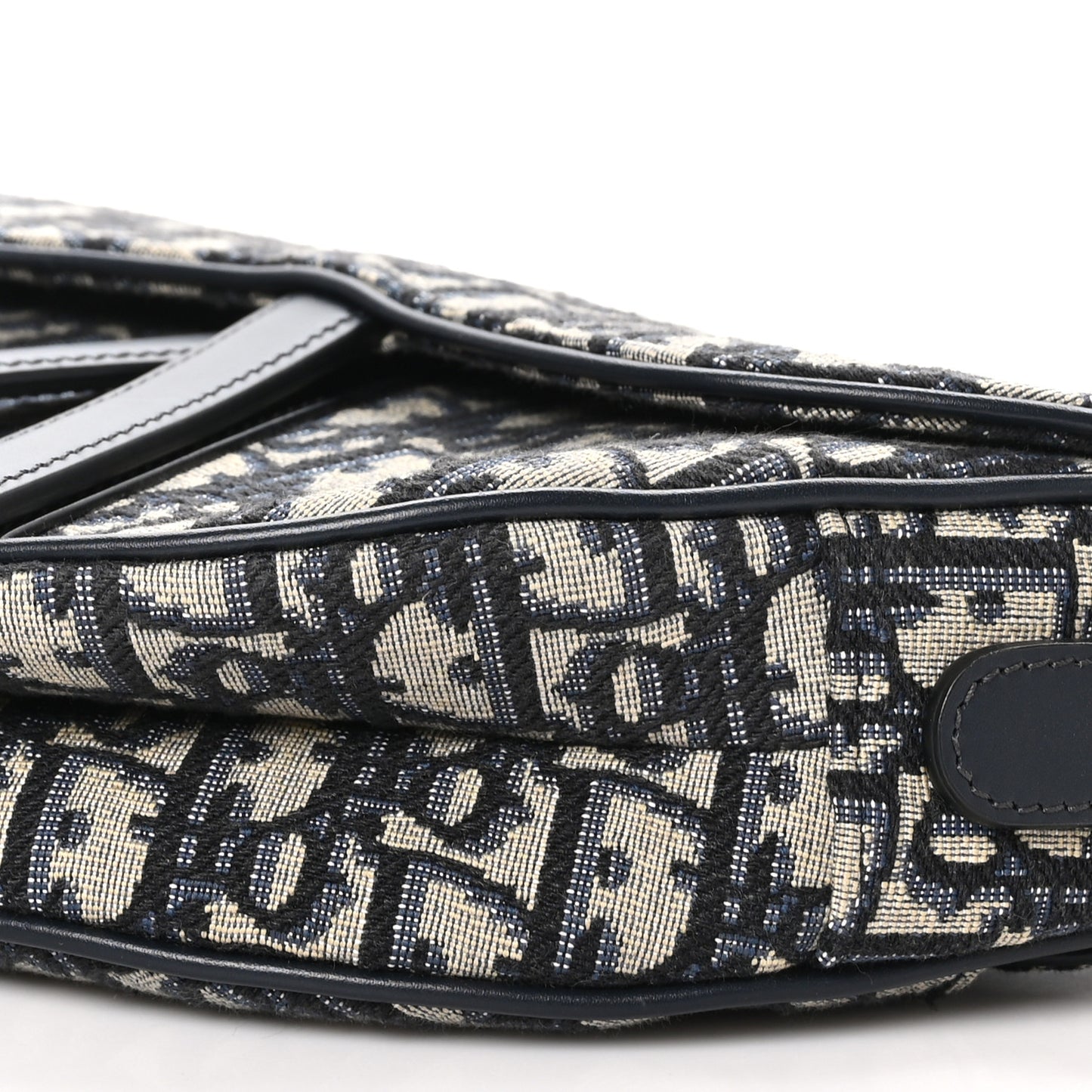 Oblique Saddle Bag With Strap Blue