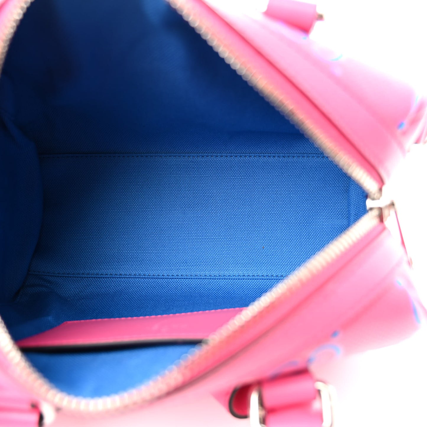 Calfskin GG Tennis Bi-Color Embossed Mini Duffle Bag Modern Fucsia Modern Blue