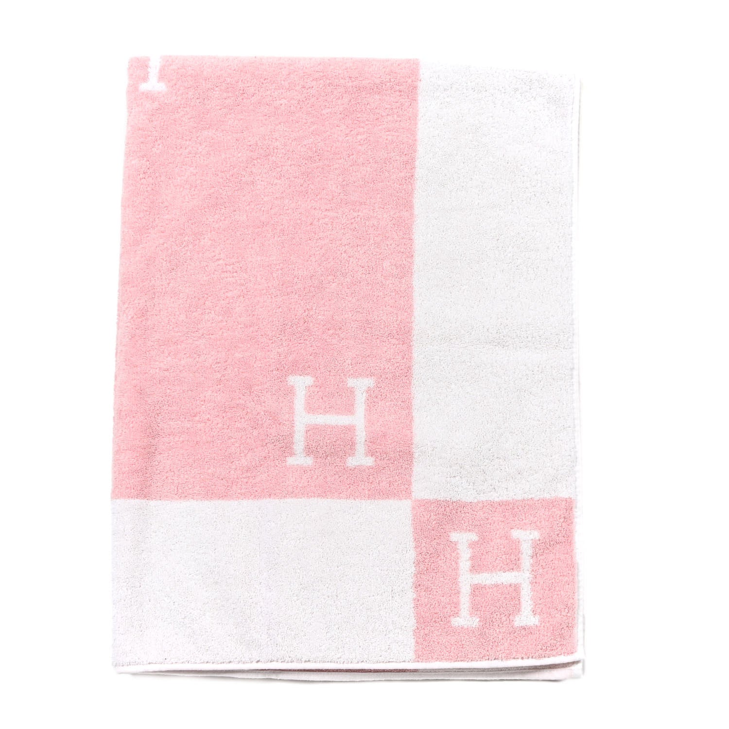 Hermes Cotton Avalon Bath Towel Rose Lilas 1408402 – FASHIONPHILE