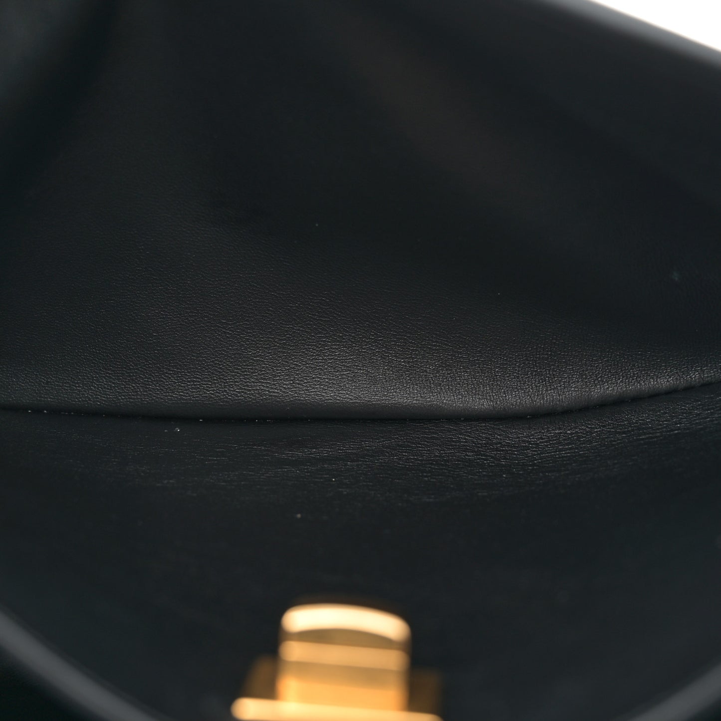 Natural Smooth Calfskin Mini Rodeo Top Handle Handbag Black