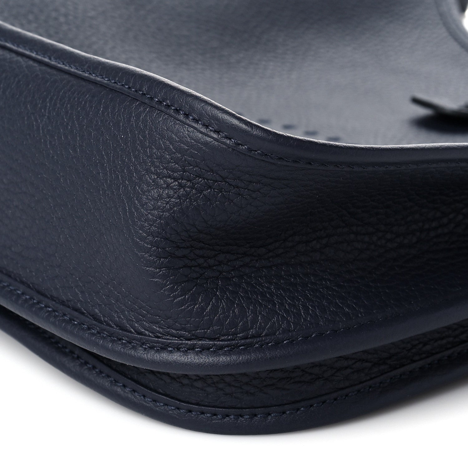 Hermes Taurillon Clemence Evelyne III PM Bleu Nuit 8 of 9