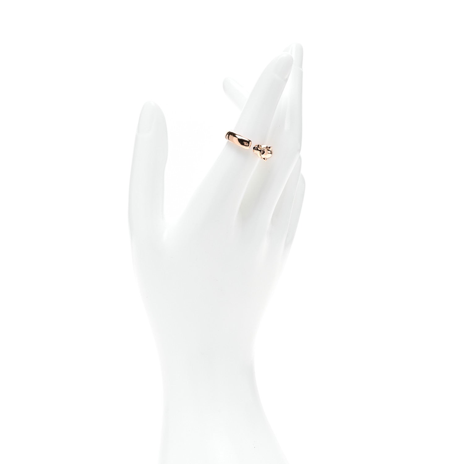Cartier 18K Pink Gold Tsavorite Onyx Panthere De Cartier Ring 51 5.75 2 of 6