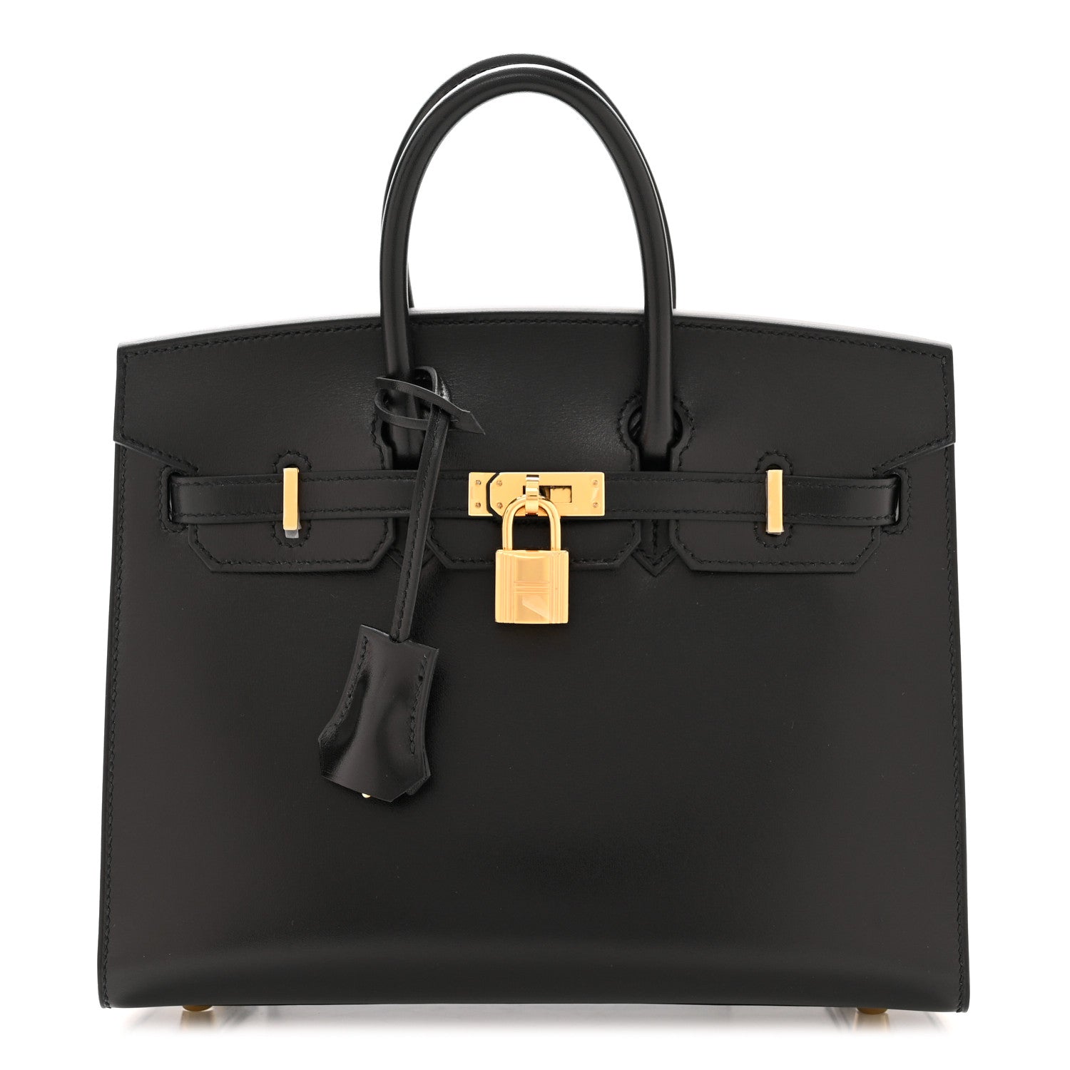 Hermes Box Birkin Sellier 25 Black 1 of 12