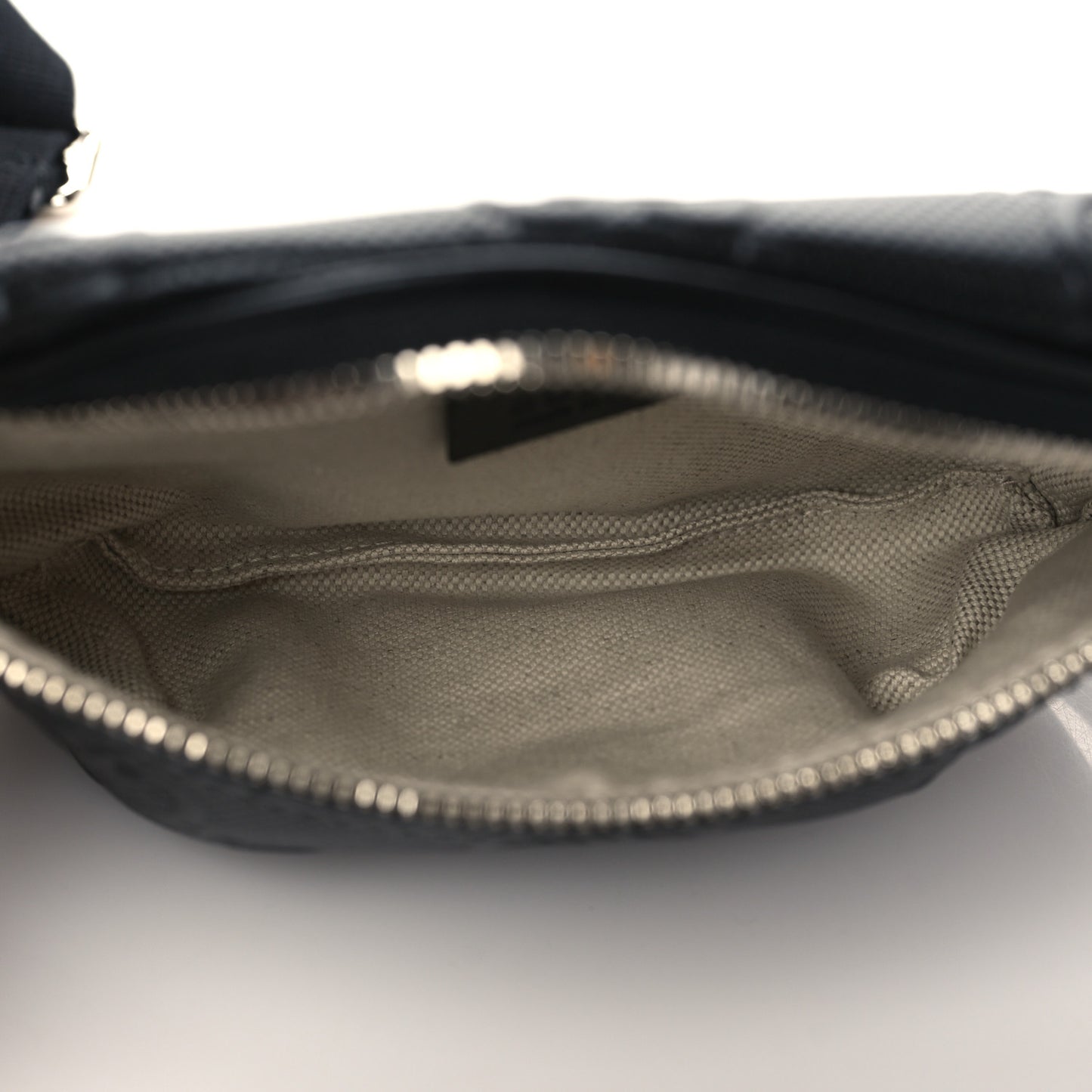 Calfskin GG Tennis Embossed Belt Bag Black