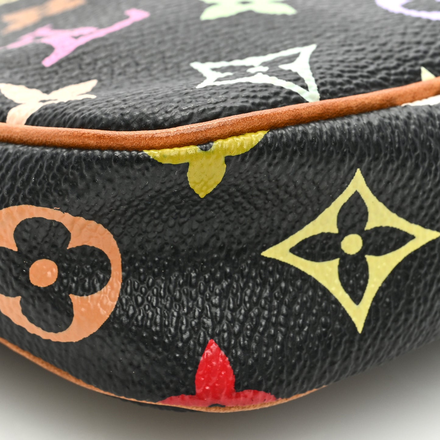 Monogram Multicolor Pochette Accessories Black