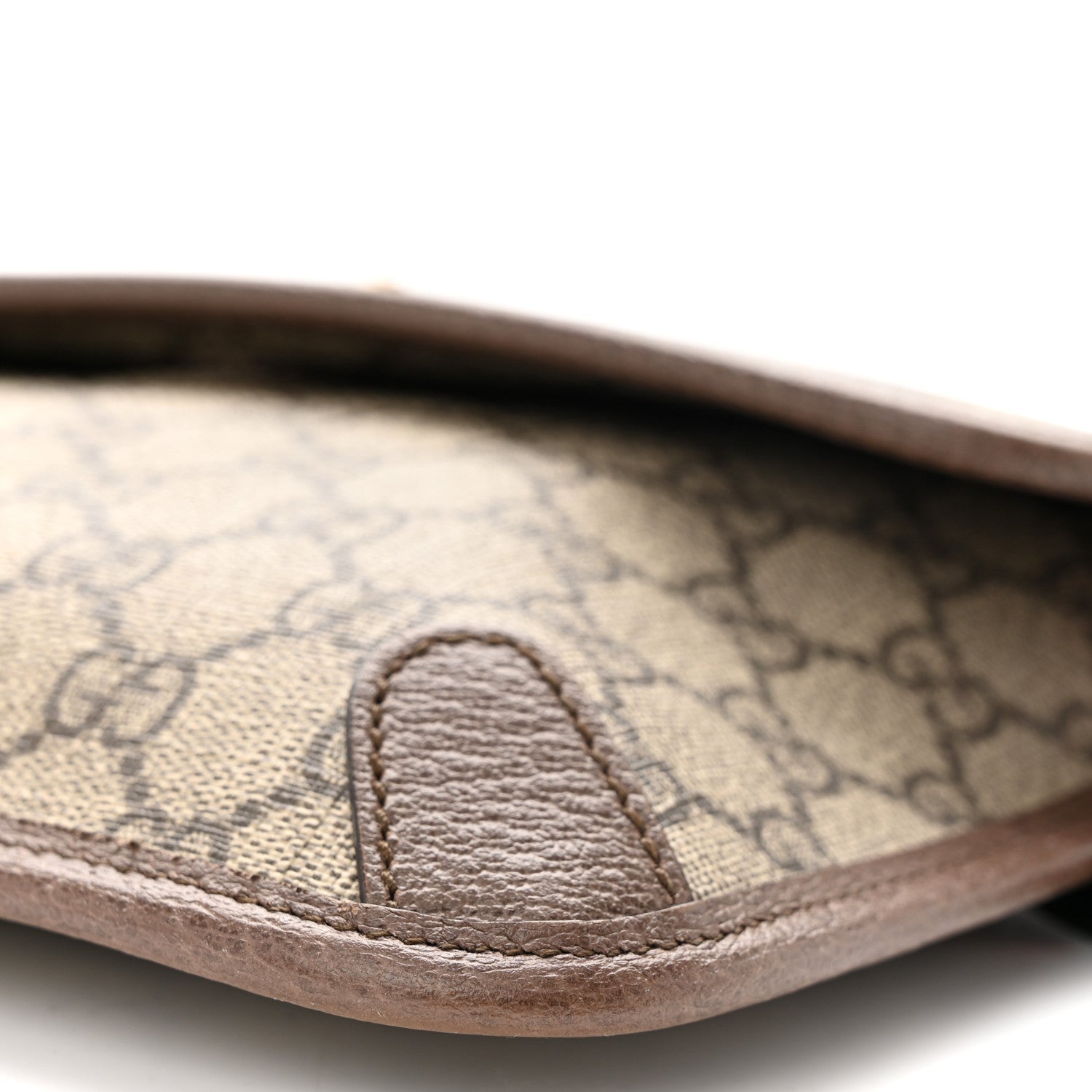 Gucci GG Supreme Monogram Neo Vintage Web Belt Bag Brown 10 of 12