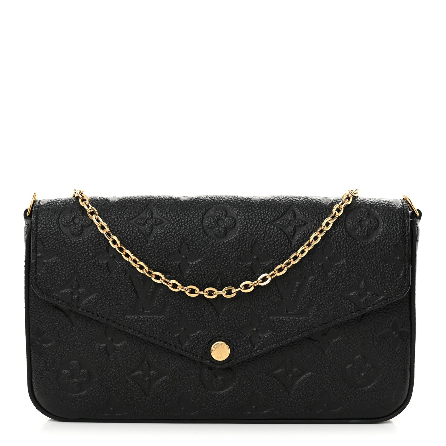 Empreinte Pochette Felicie Chain Wallet Black