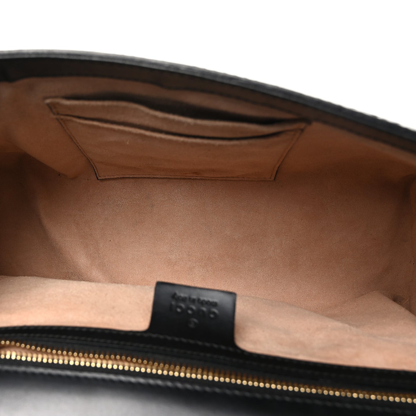 Guccissima Medium Padlock Shoulder Bag Black