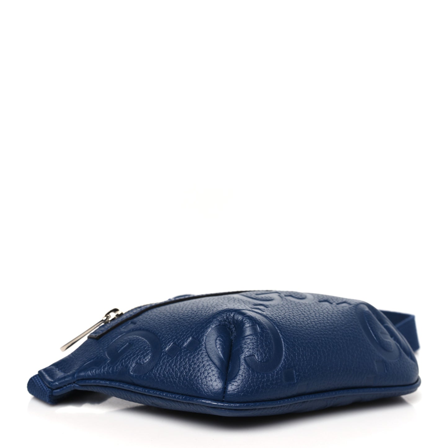 Piuma Calfskin Jumbo GG Embossed Small Belt Bag Royale