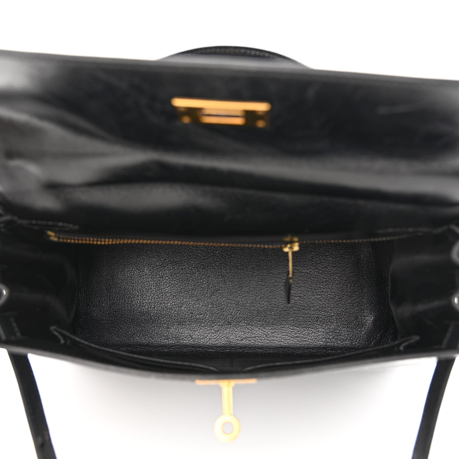 Hermes Box Kelly Retourne 28 Black 5 of 12