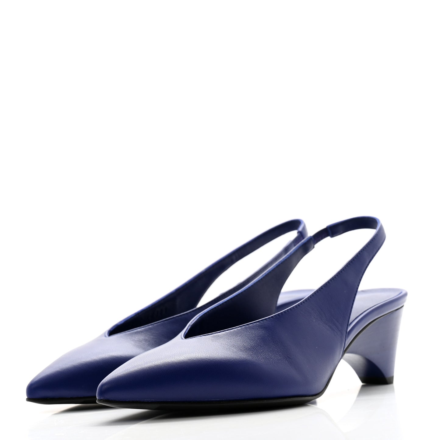 Nappa Antim 55 Slingback Pumps 36 Bleu Electrique