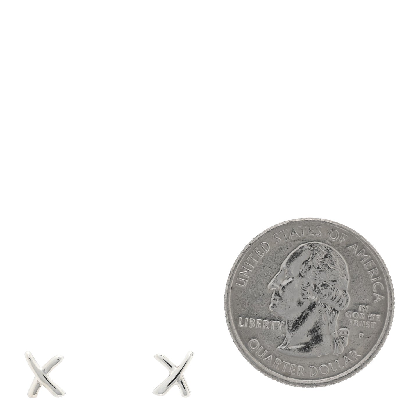 Sterling Silver Mini Paloma Picasso Graffiti X Stud Earrings