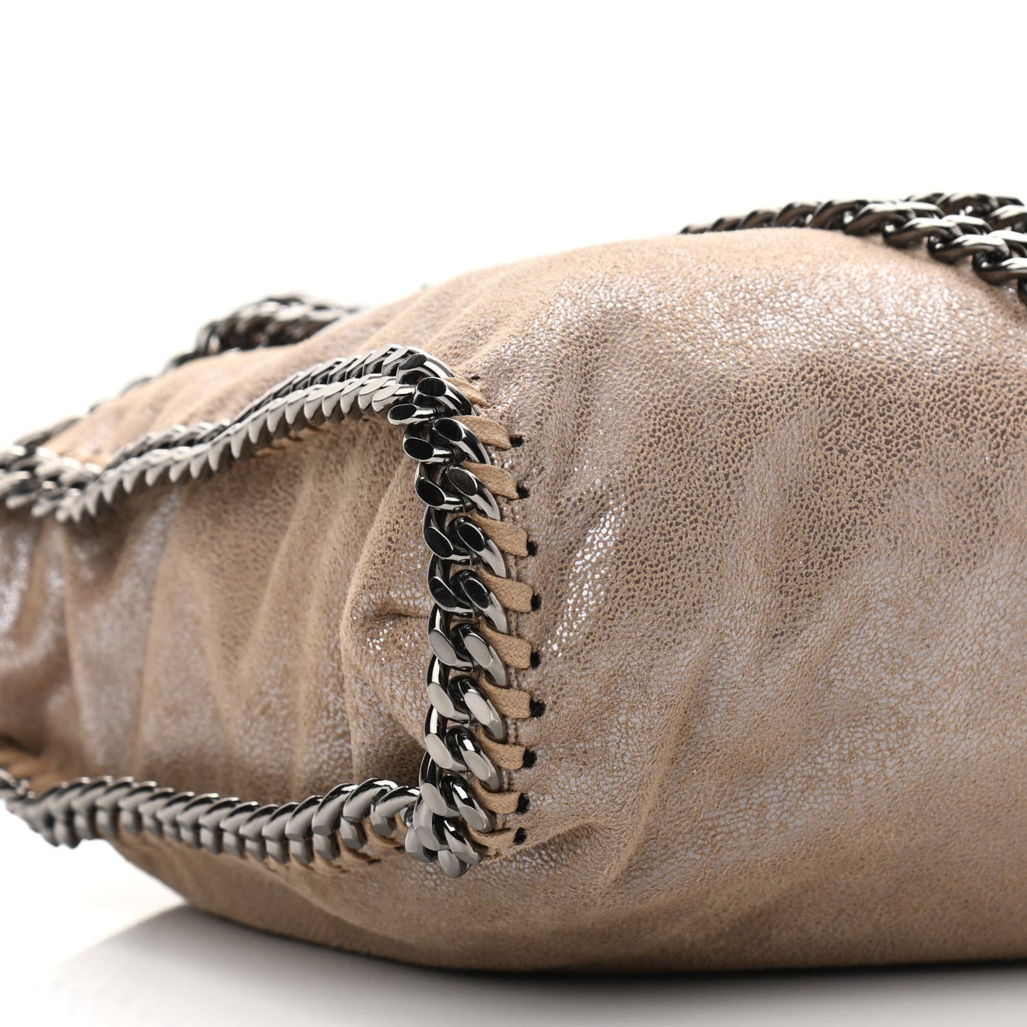 Shaggy Deer Small Falabella Tote Taupe